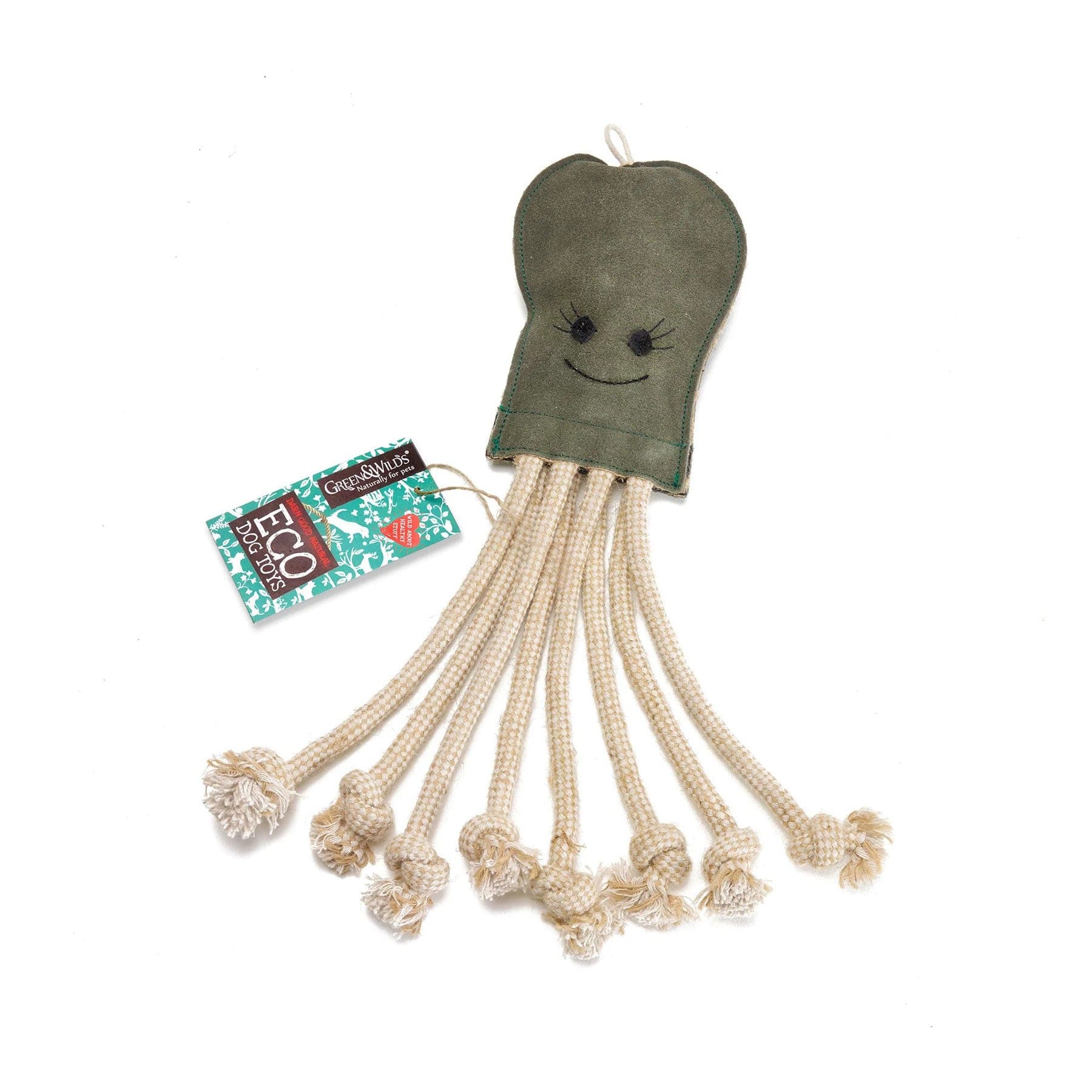 Olive the octopus eco pet toy