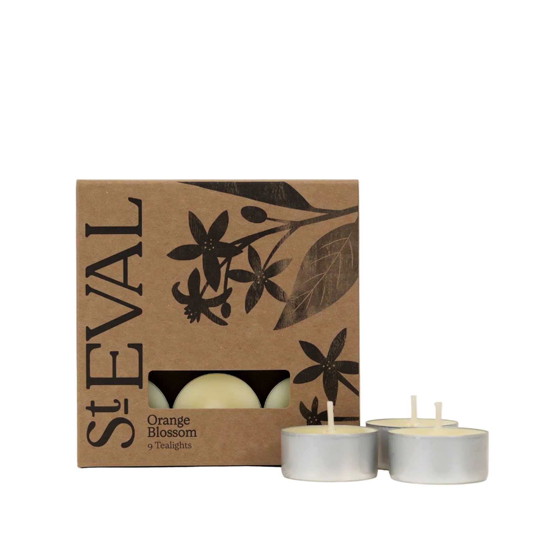 Orange blossom scented tealights