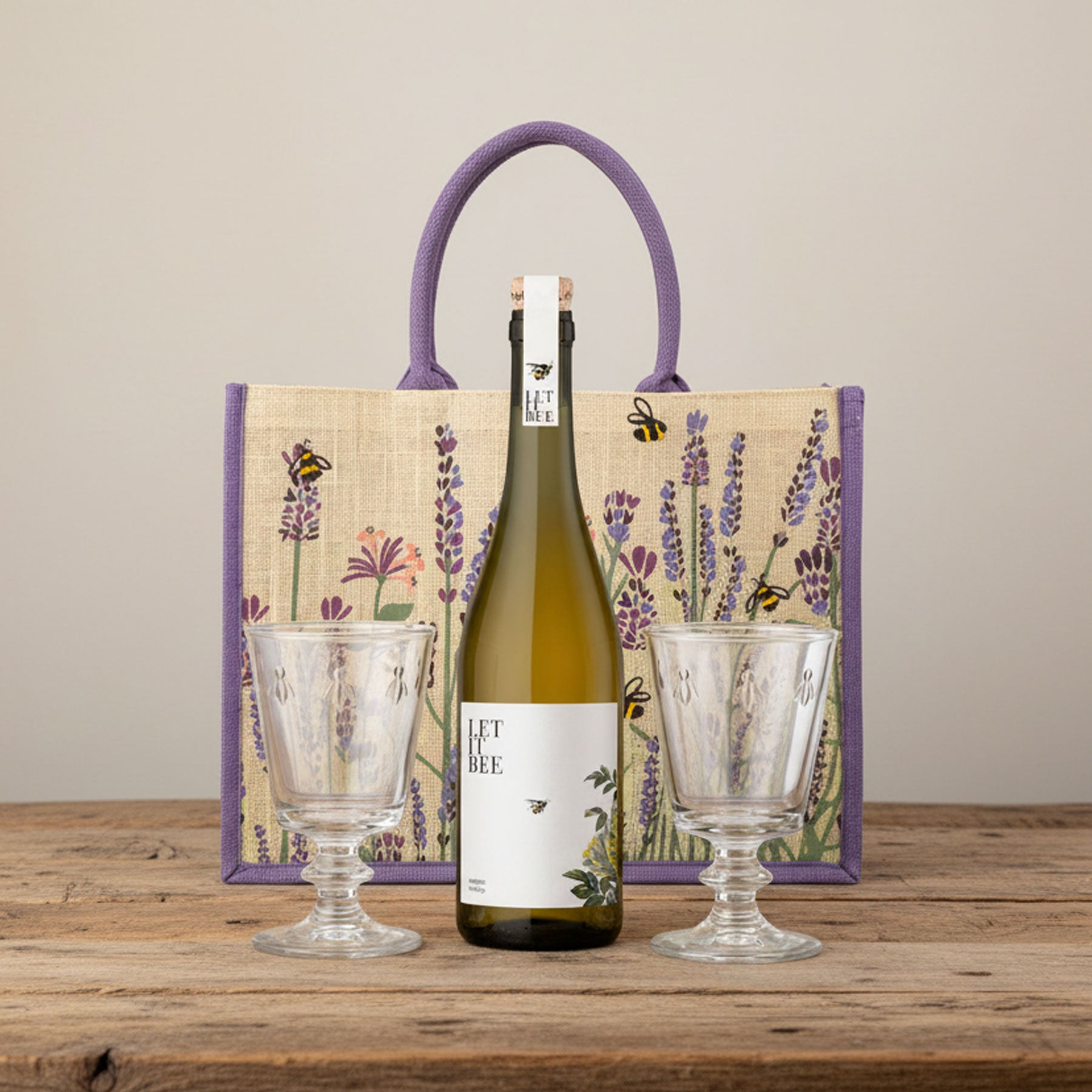 Organic wine gift set