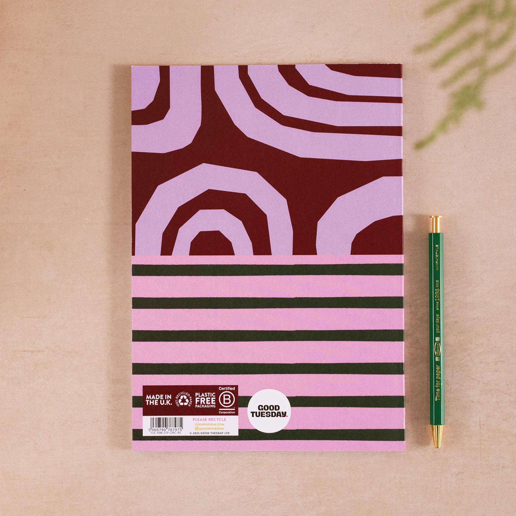 Organised chaos A5 notebook