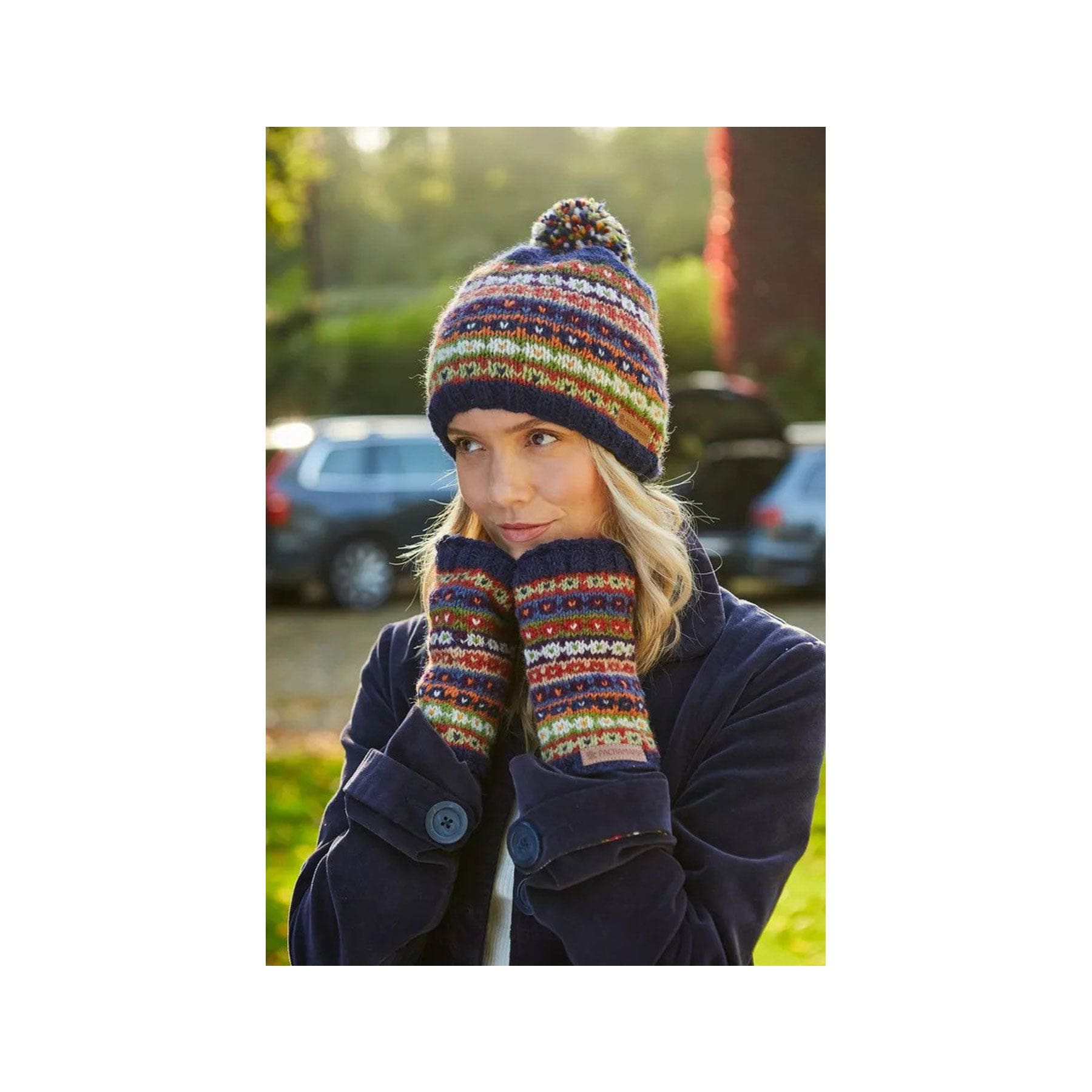 Womens colorado bobble beanie