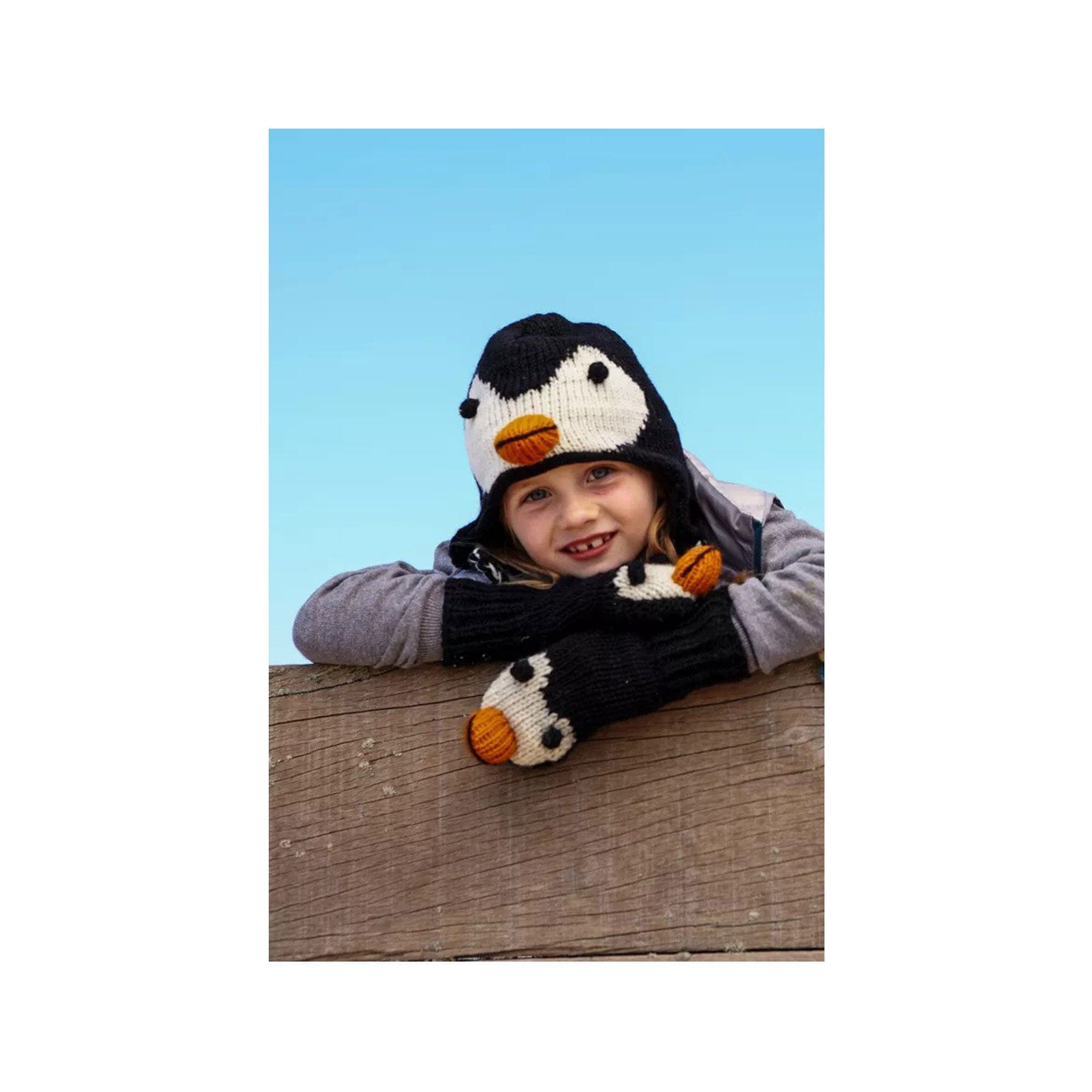 Kids animal hat penguin