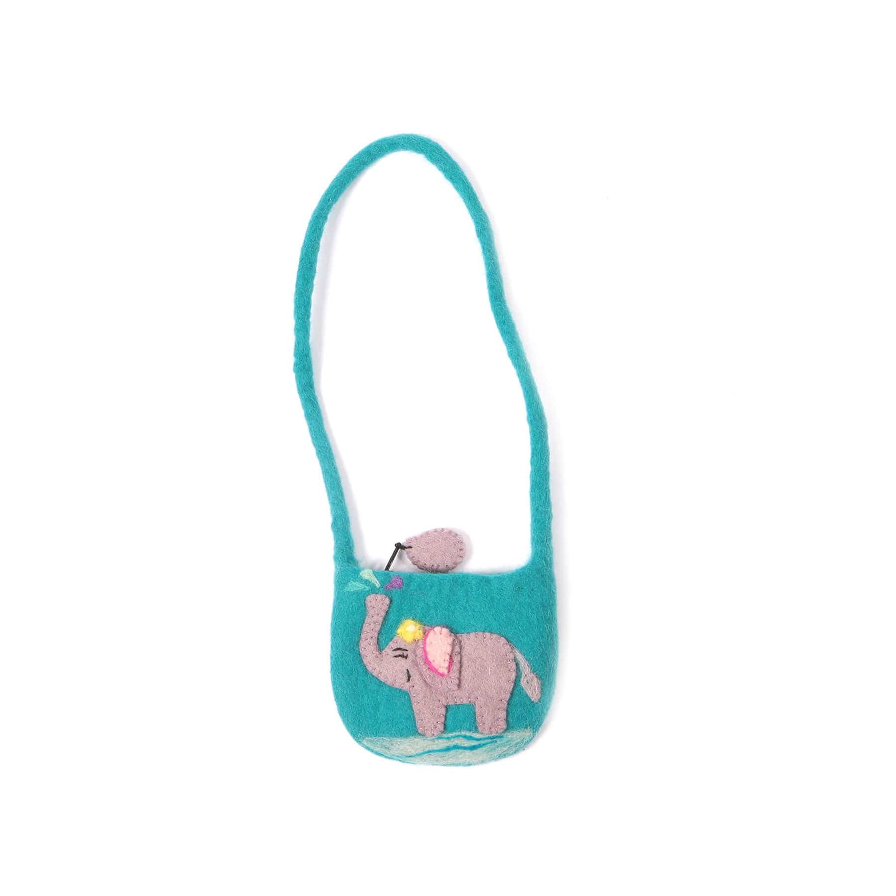 Small strap bag - elephant blue