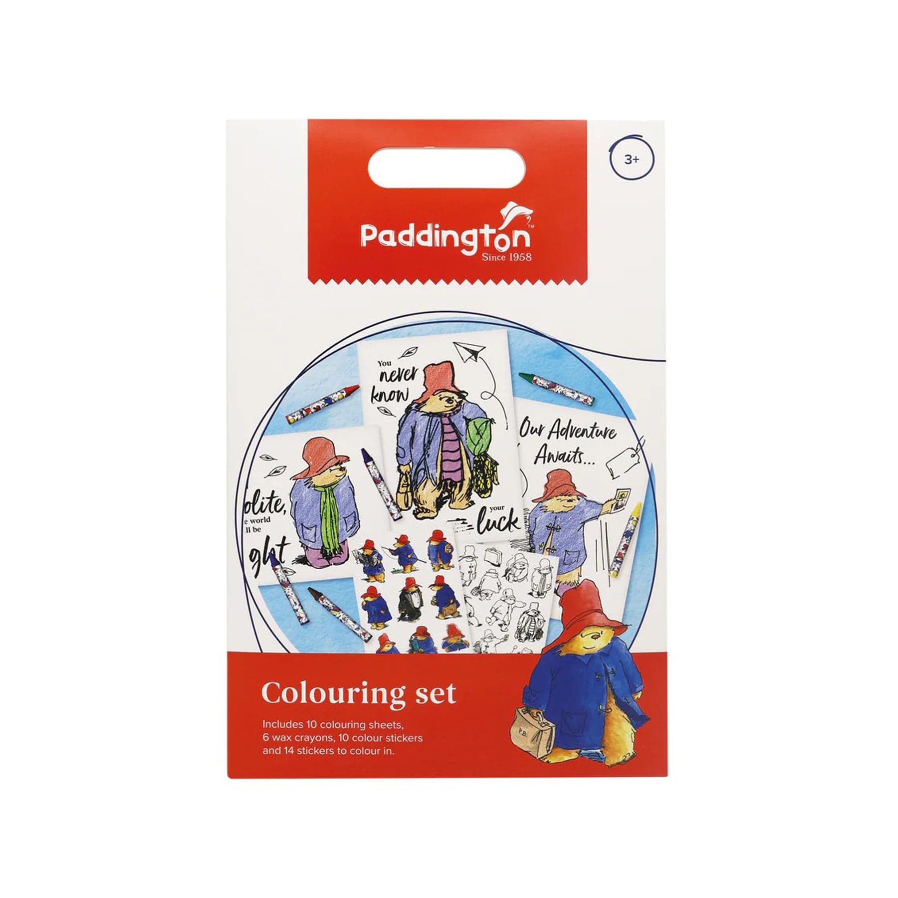 Paddington A4 colouring set