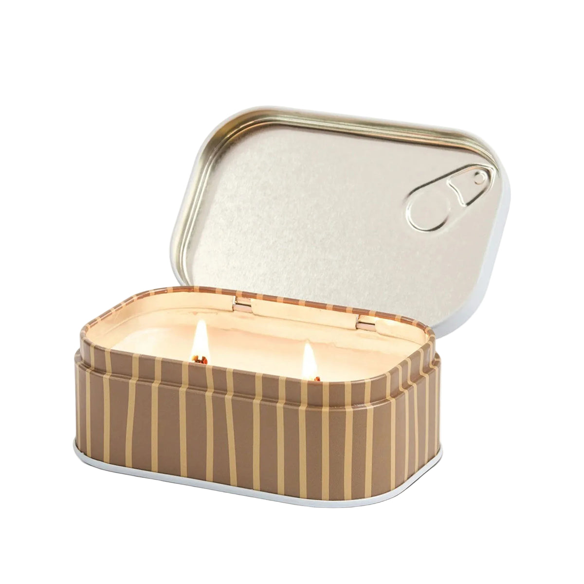 Cappuccino tin candle