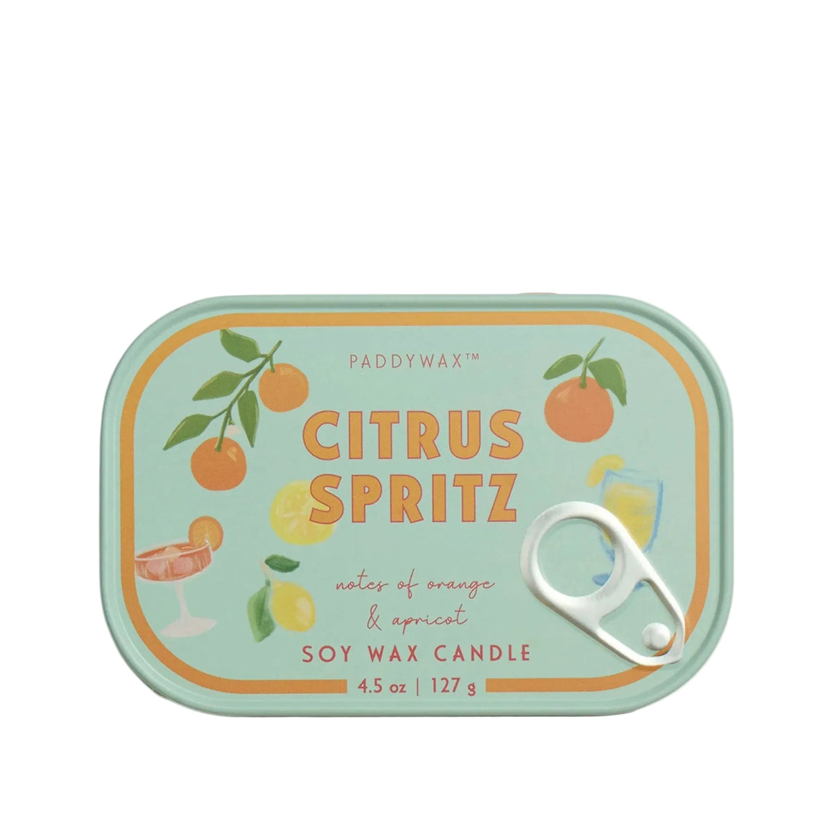 Citrus spritz tin candle