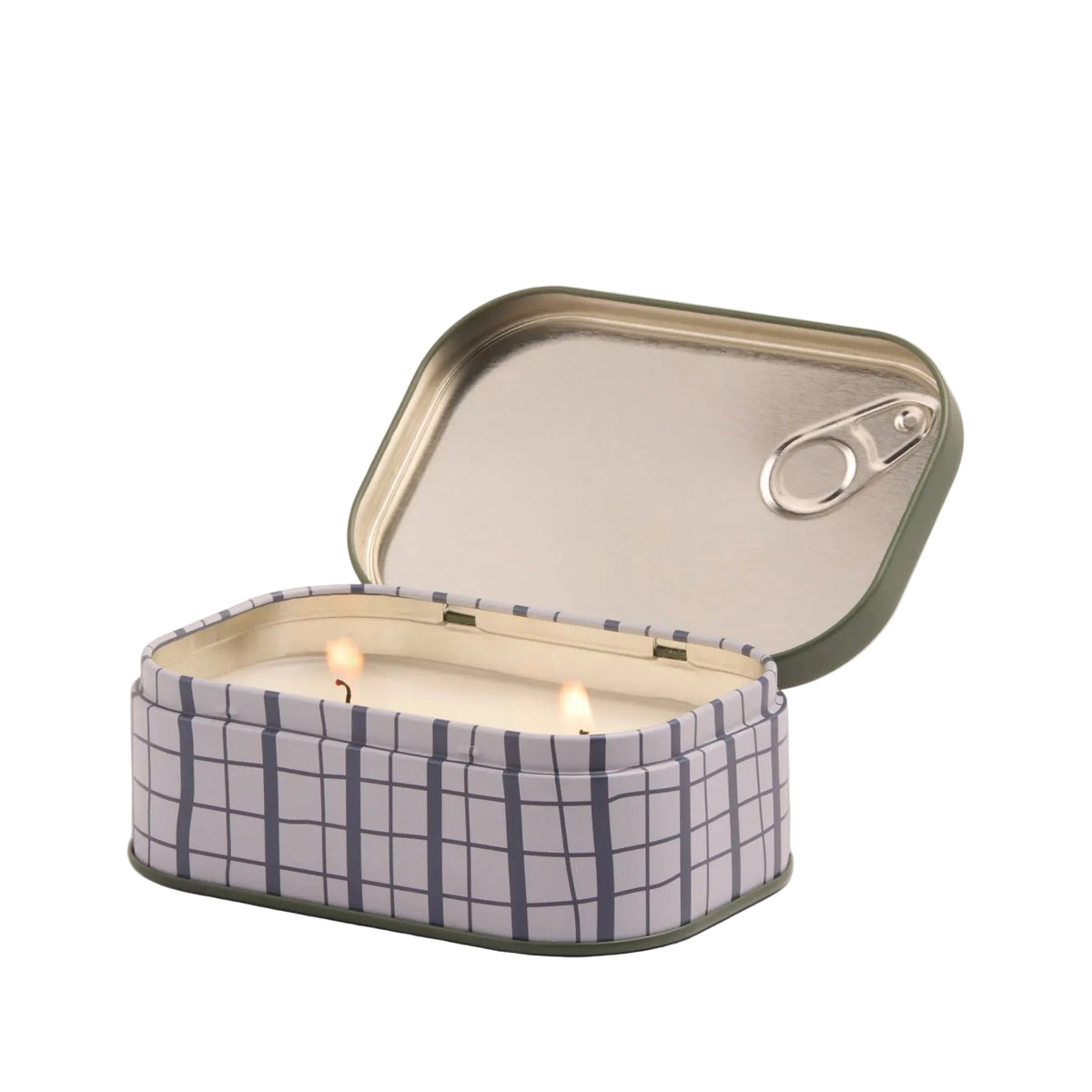 Olive tin candle