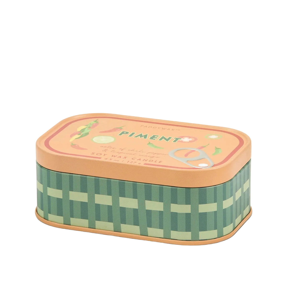 Piment tin candle