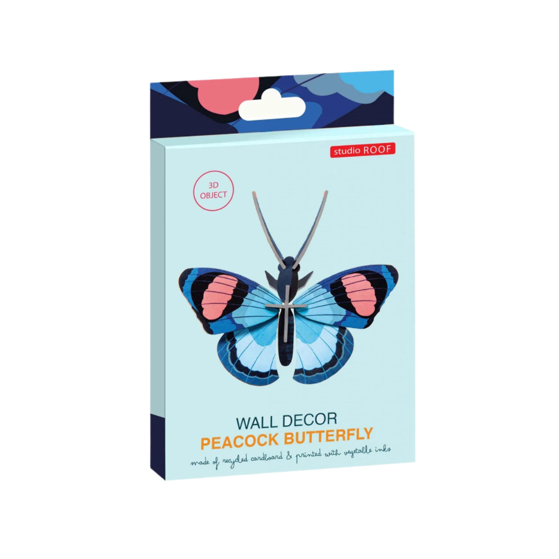 Peacock butterfly wall art