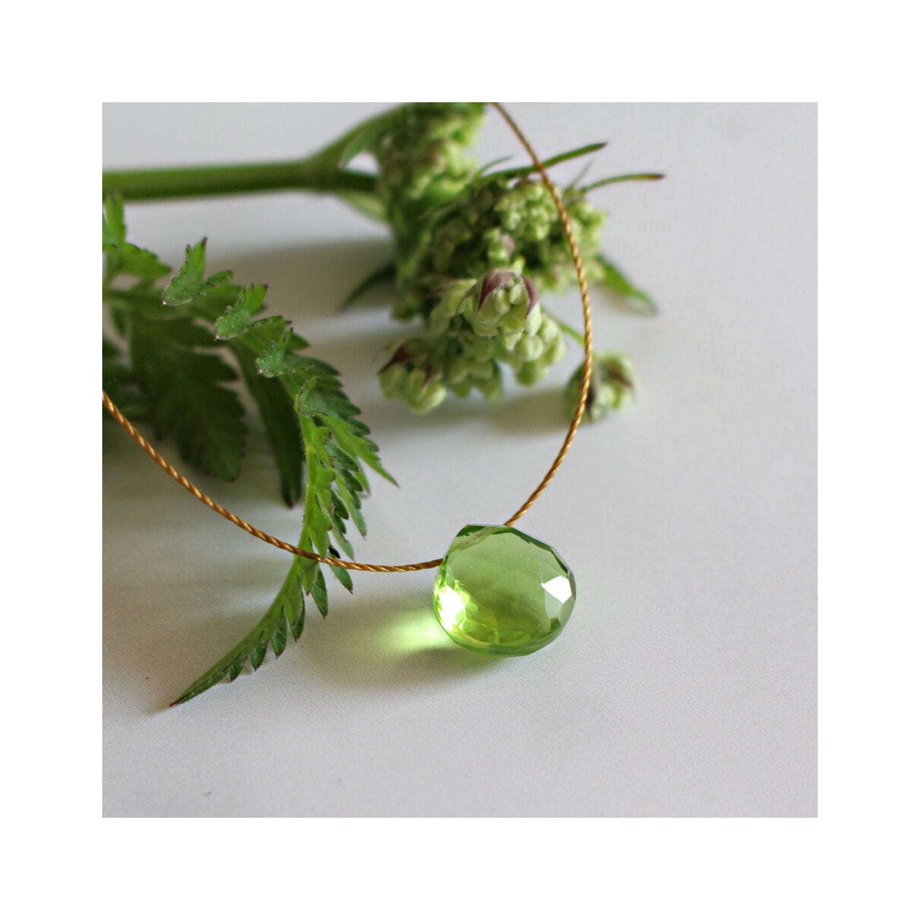 Peridot necklace