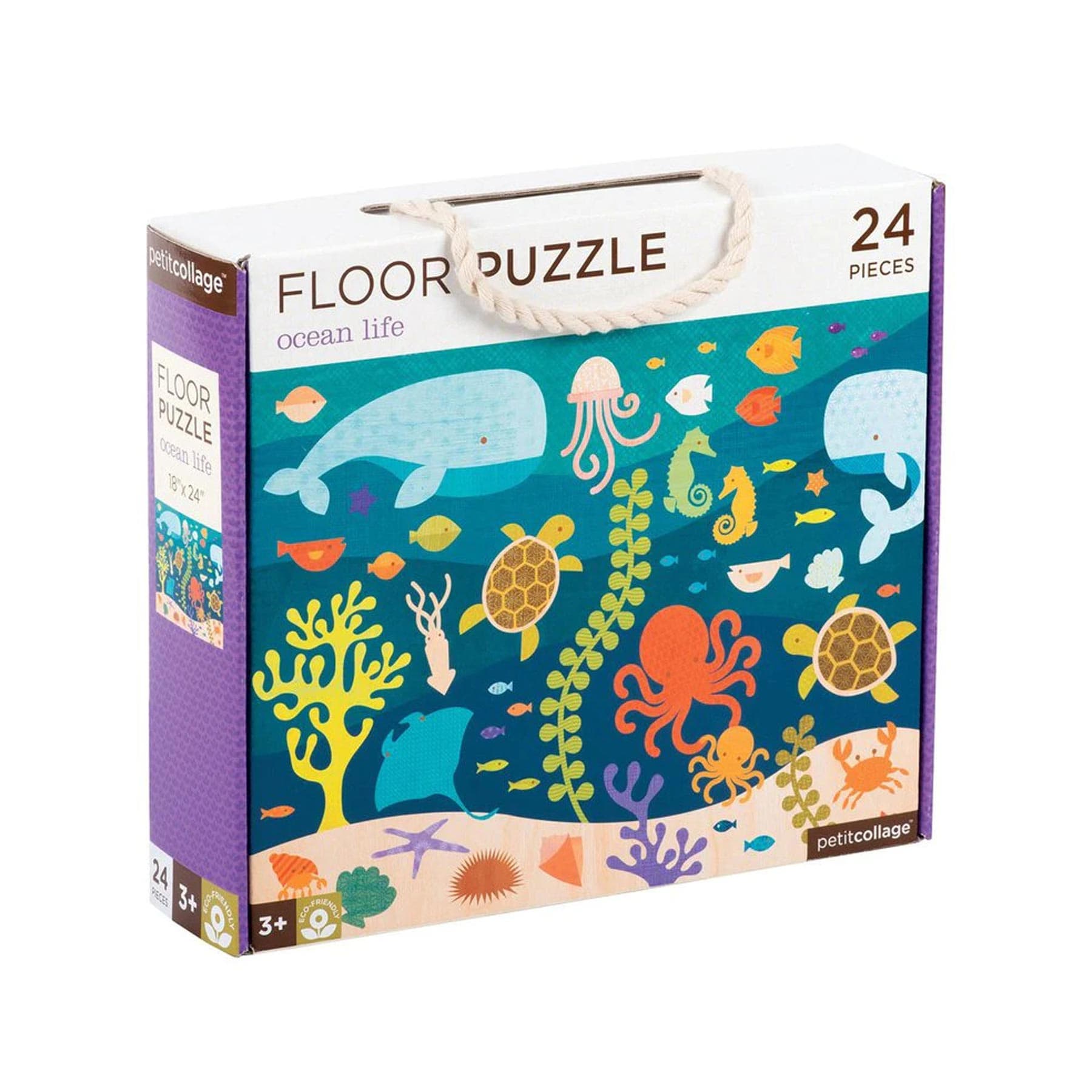 Ocean life 24-piece floor puzzle