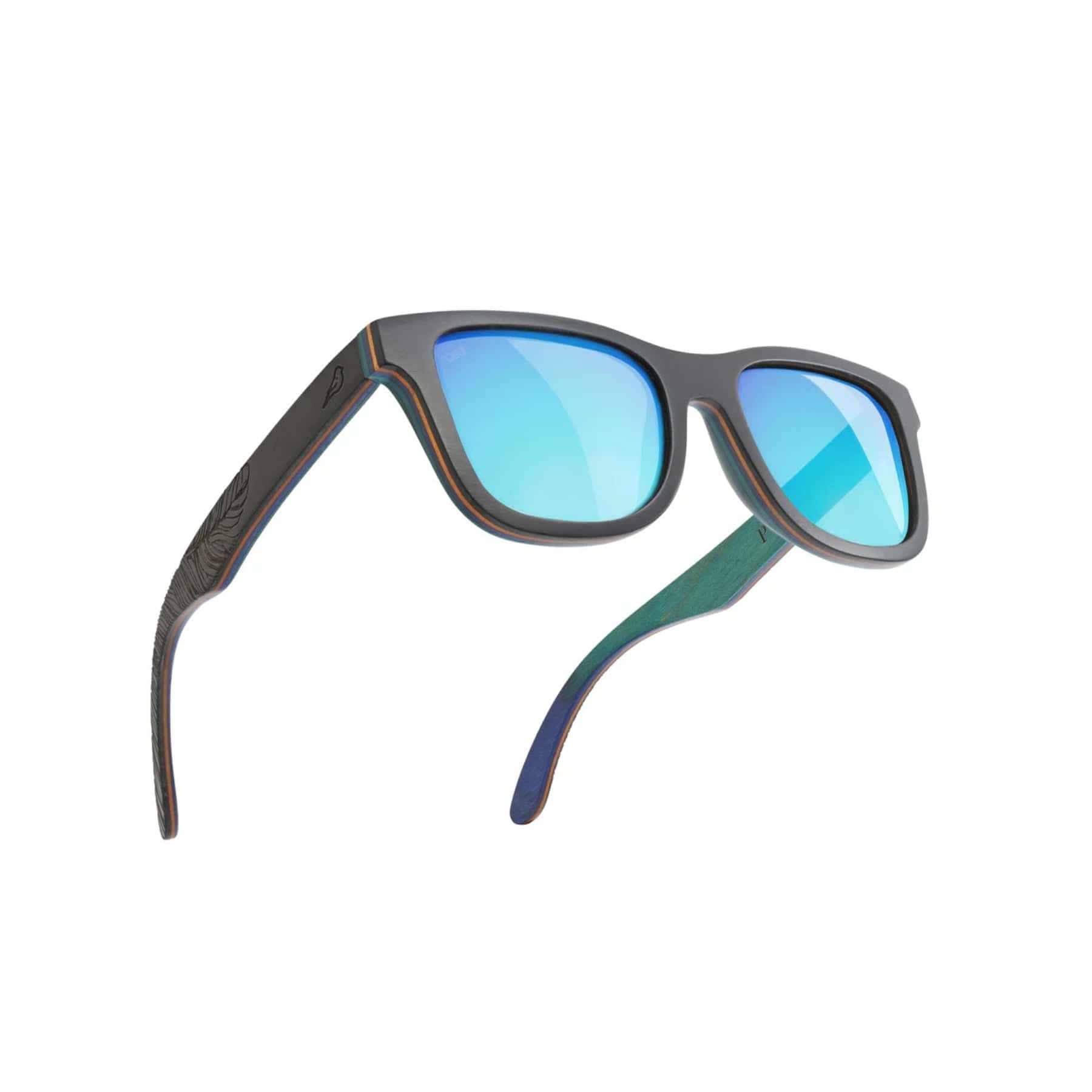 Petrel black ltd edition blue mirror sunglasses