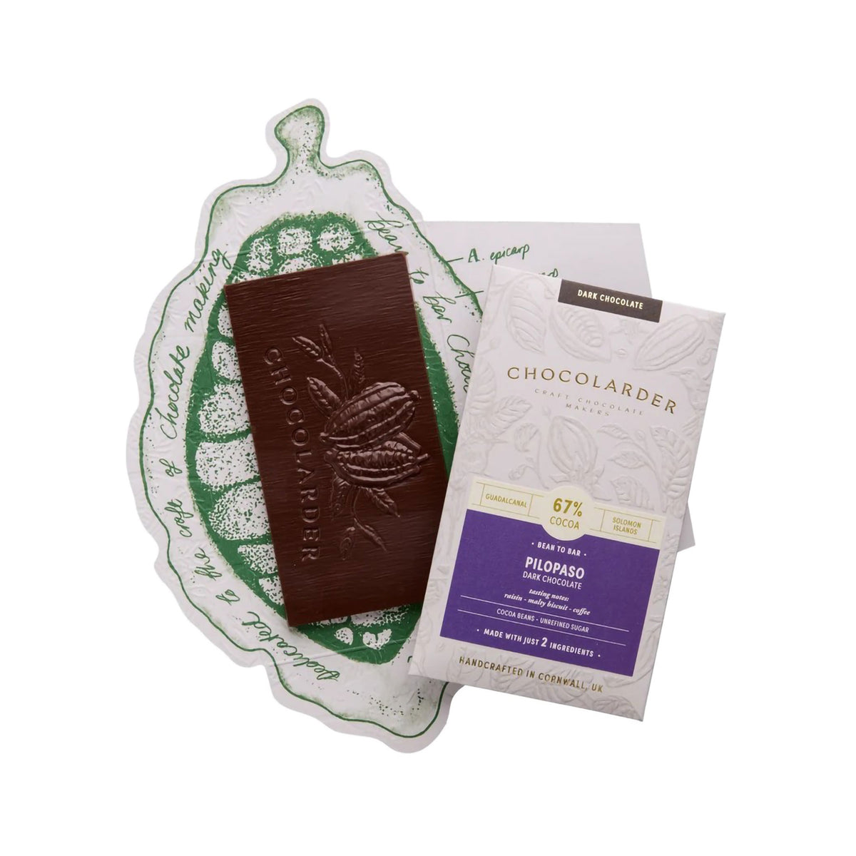 Pilopaso 67% dark chocolate bar 70g