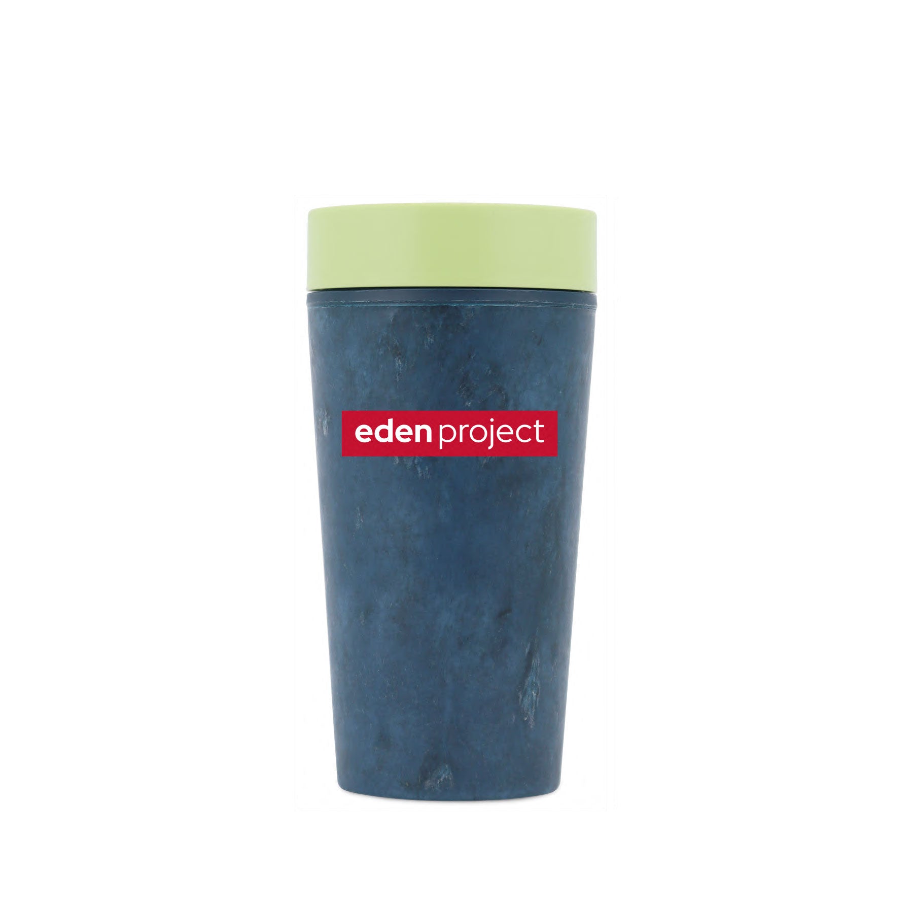 Reusable coffee cup made from fabric waste
