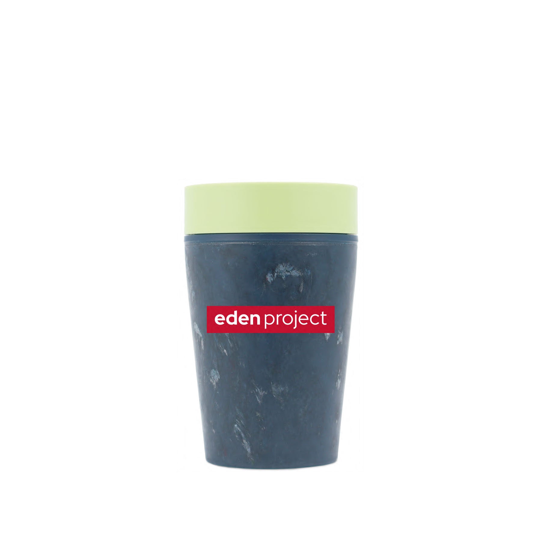 Reusable coffee cup made from fabric waste