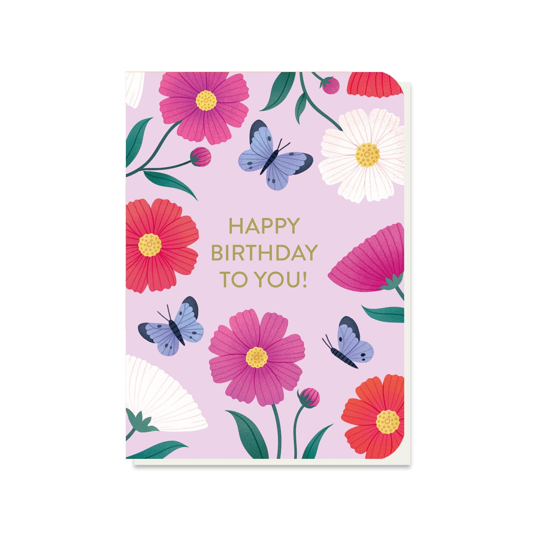 Pompom daisy seed card