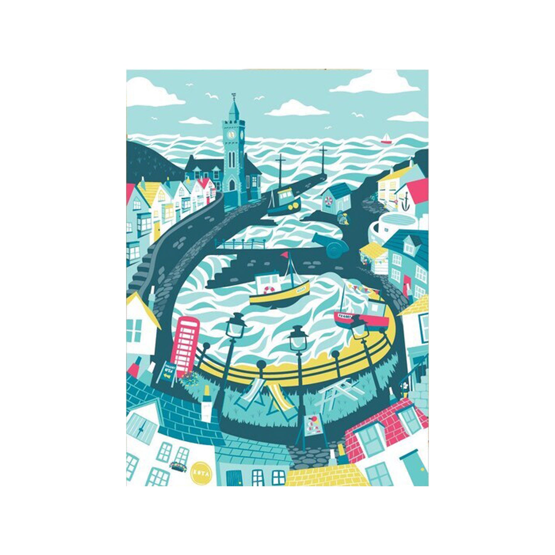 Porthleven greetings card