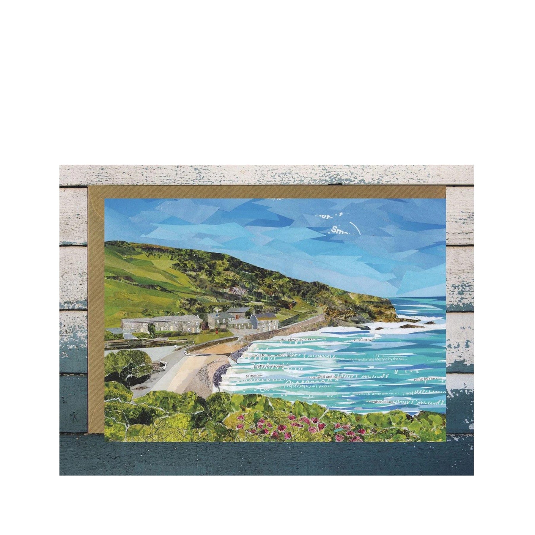 Portholland Roseland Peninsula greetings card