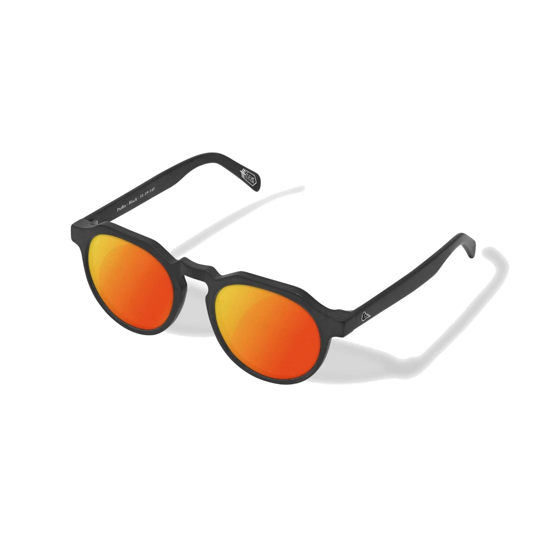 Puffin red mirror lens sunglasses