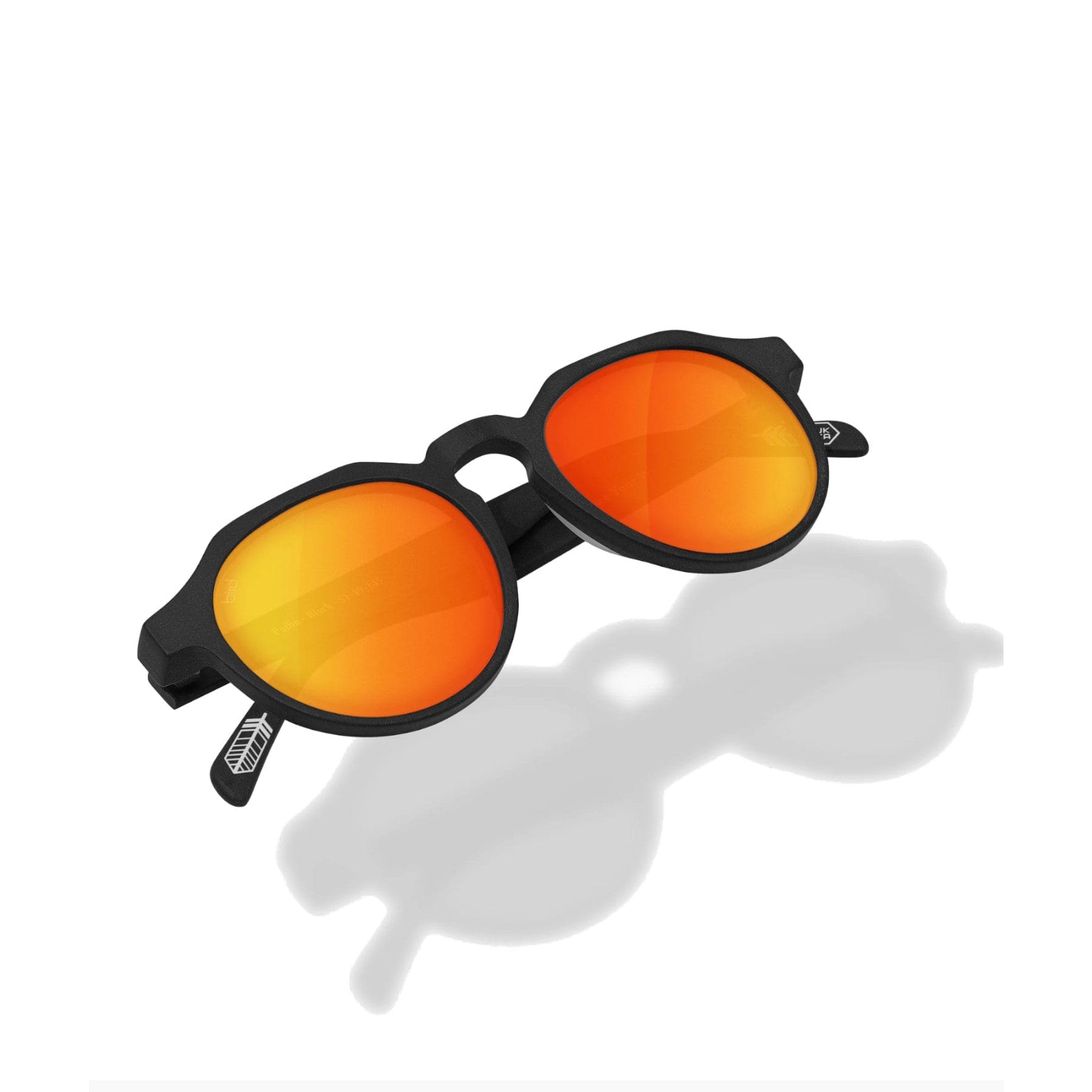 Puffin red mirror lens sunglasses