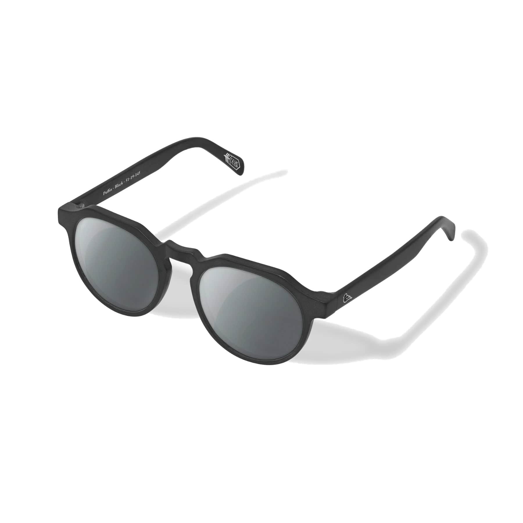 Puffin silver mirror sunglasses