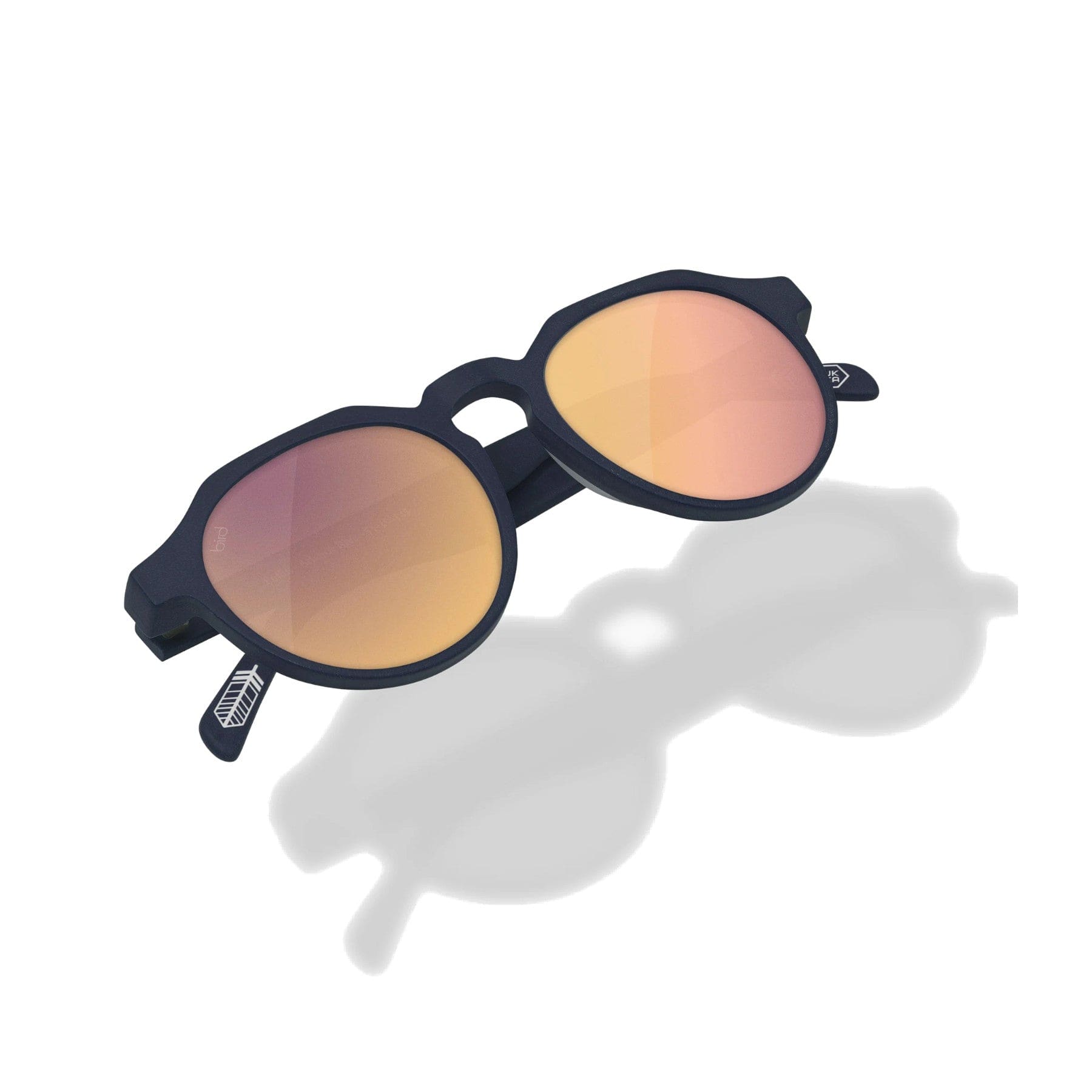 Puffin pink mirror lens sunglasses