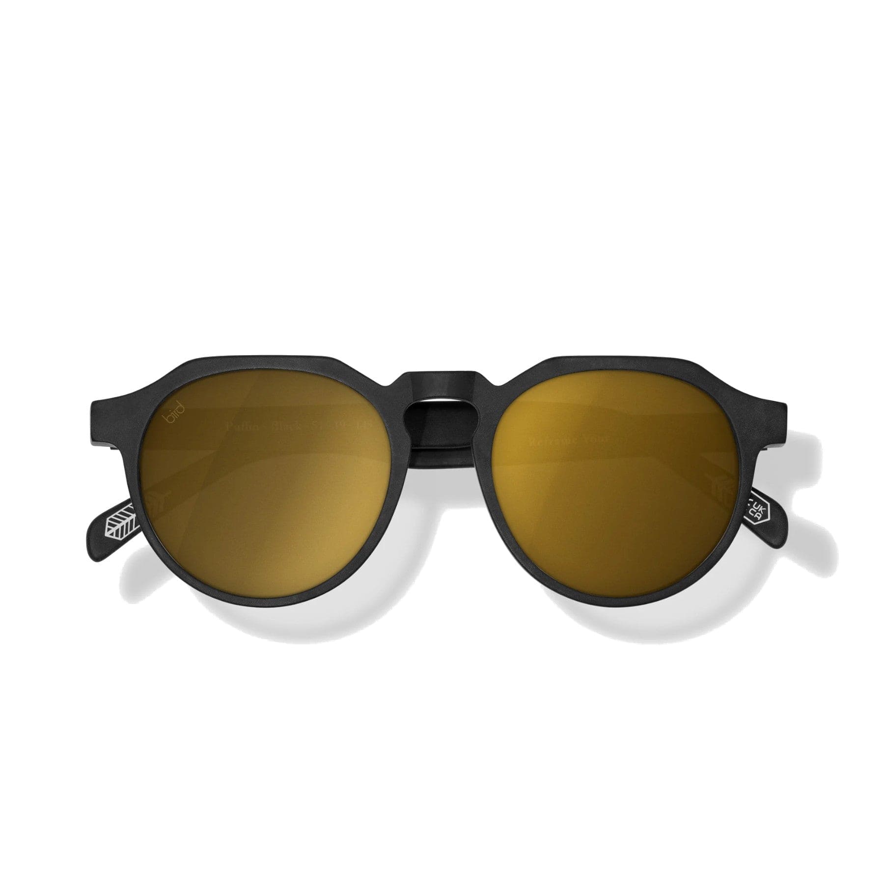 Puffin gold mirror lens sunglasses