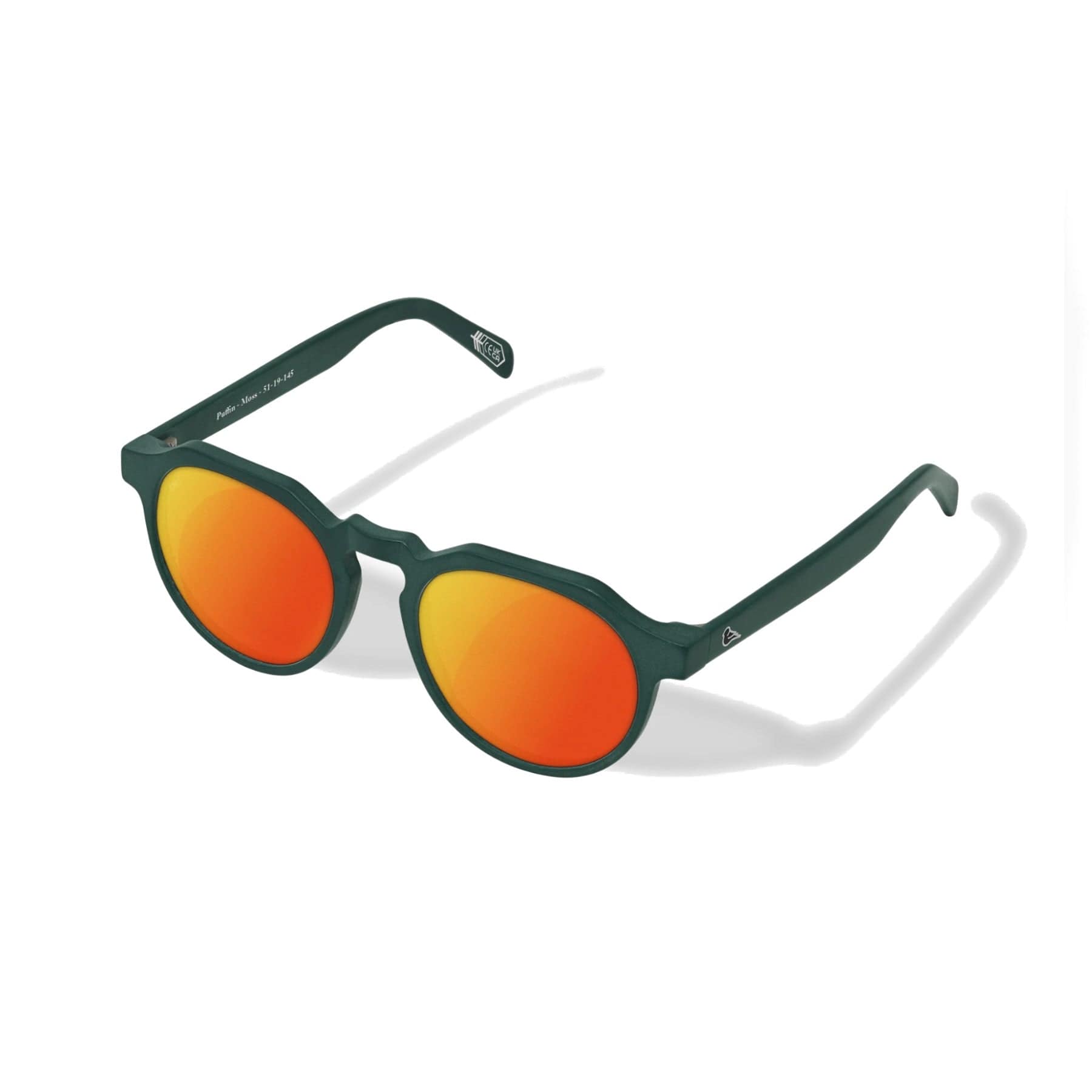 Puffin red mirror lens sunglasses