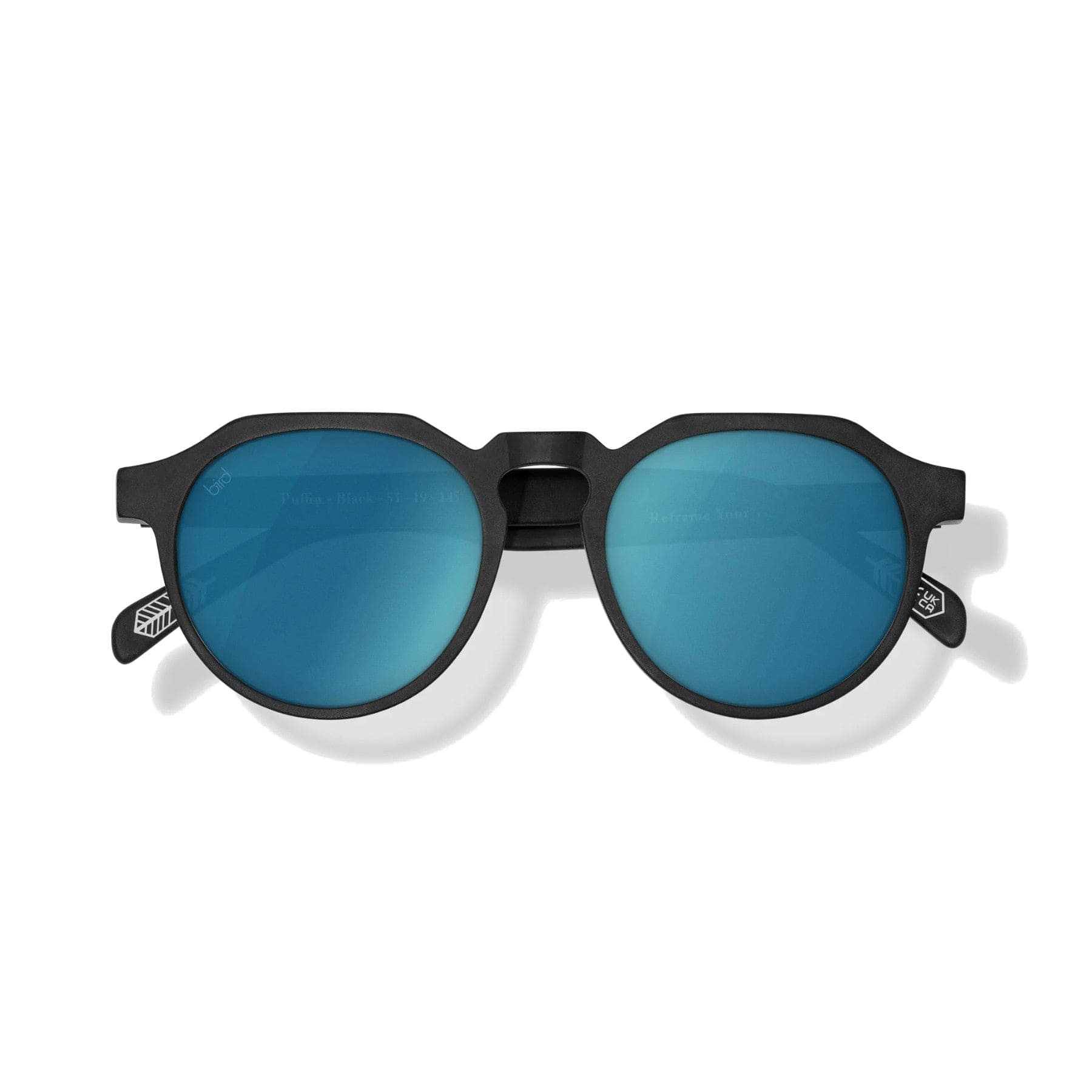 Puffin blue mirror lens sunglasses