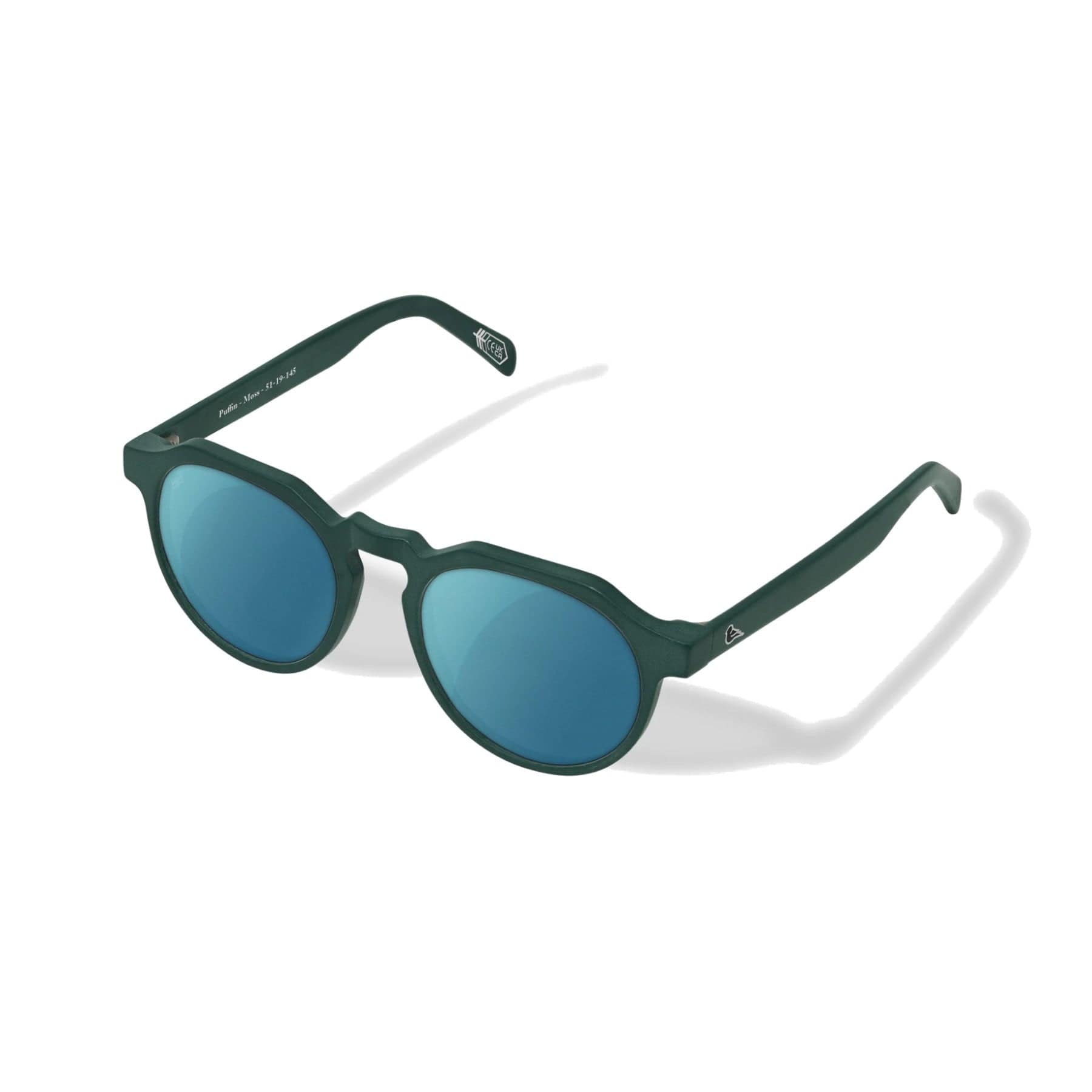 Puffin blue mirror lens sunglasses