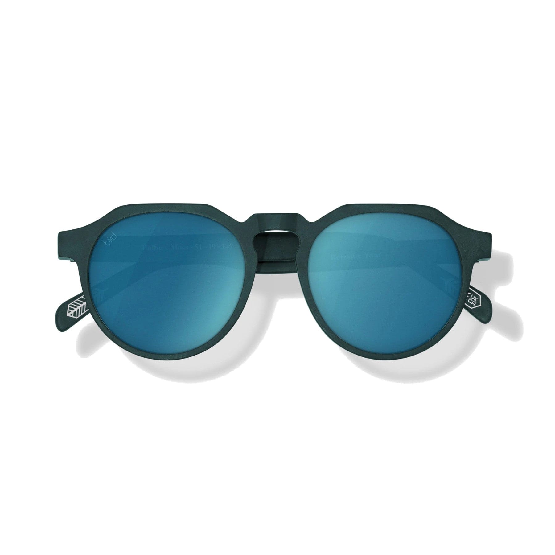 Puffin blue mirror lens sunglasses