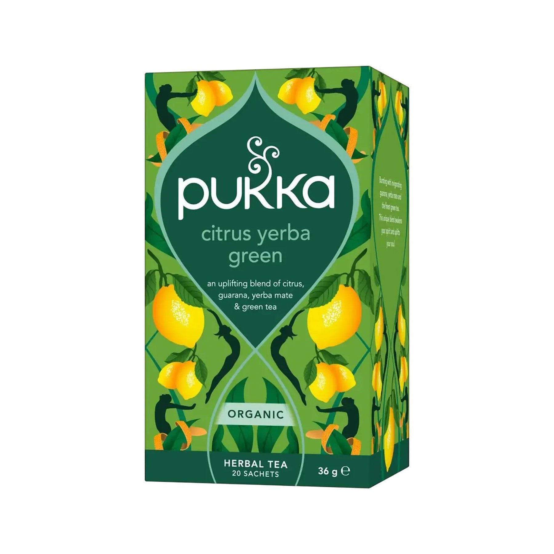 Citrus yerba green 20 tea bags