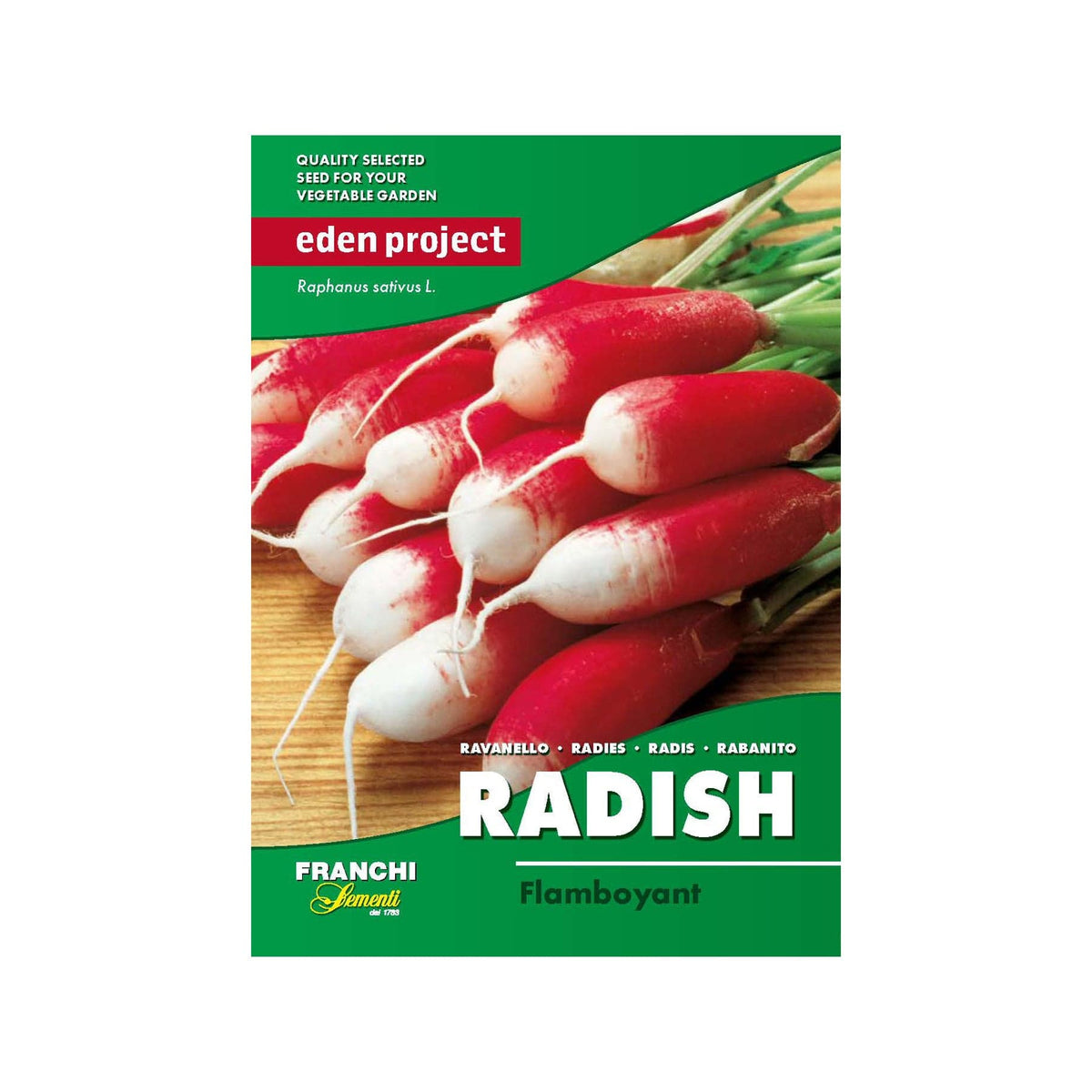 This is an early variety that produces cylindrical radish of intense ...