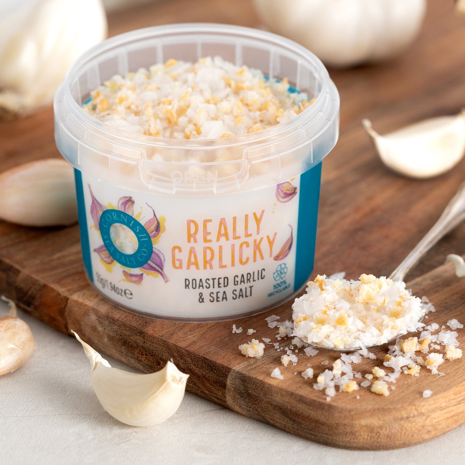 Really garlicky sea salt 55g