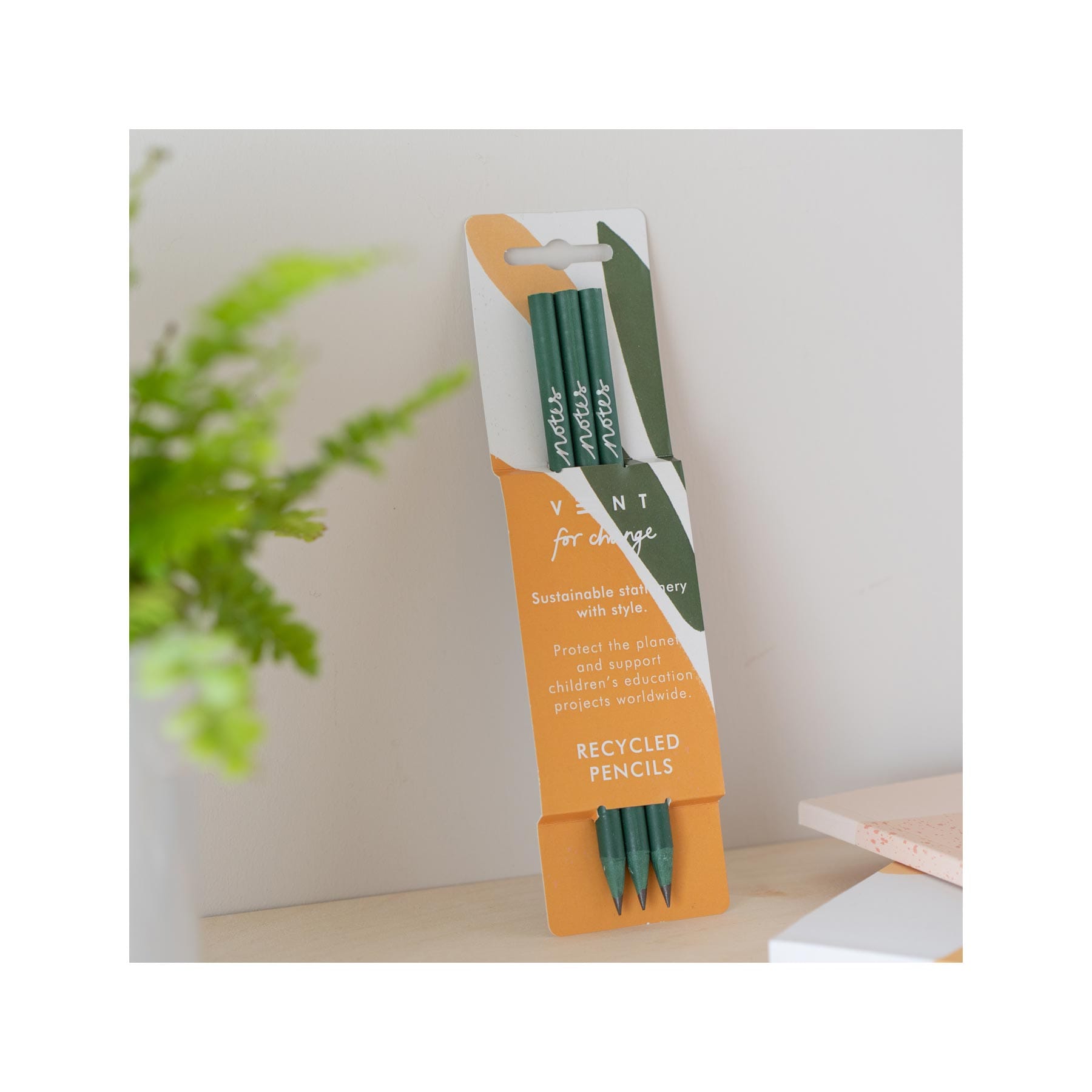 Recycled pencils - olive