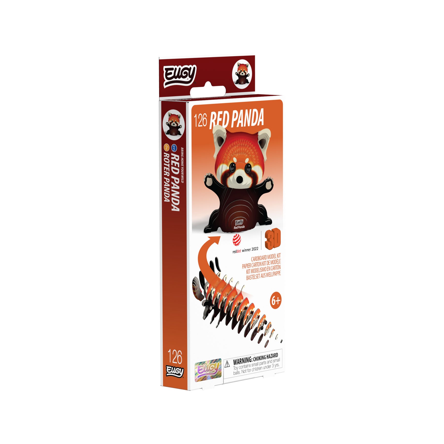 Red panda 3D model kit