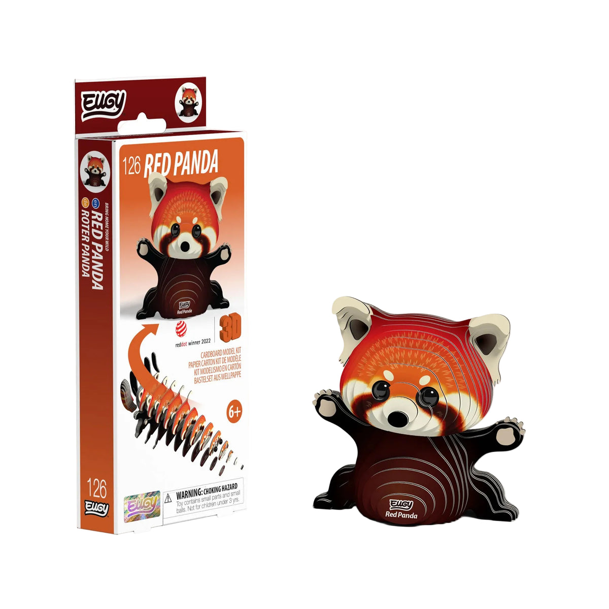 Red panda 3D model kit