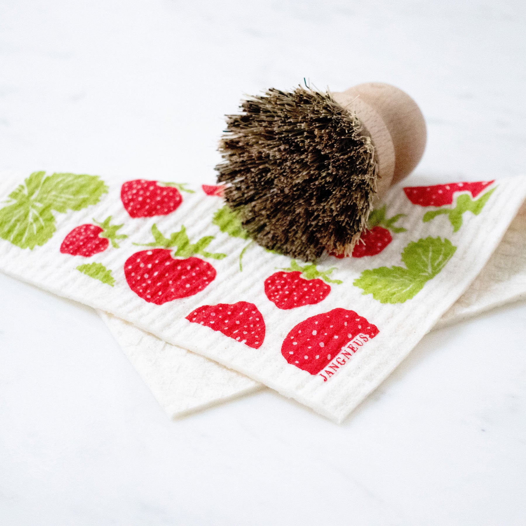 Strawberries dishcloth