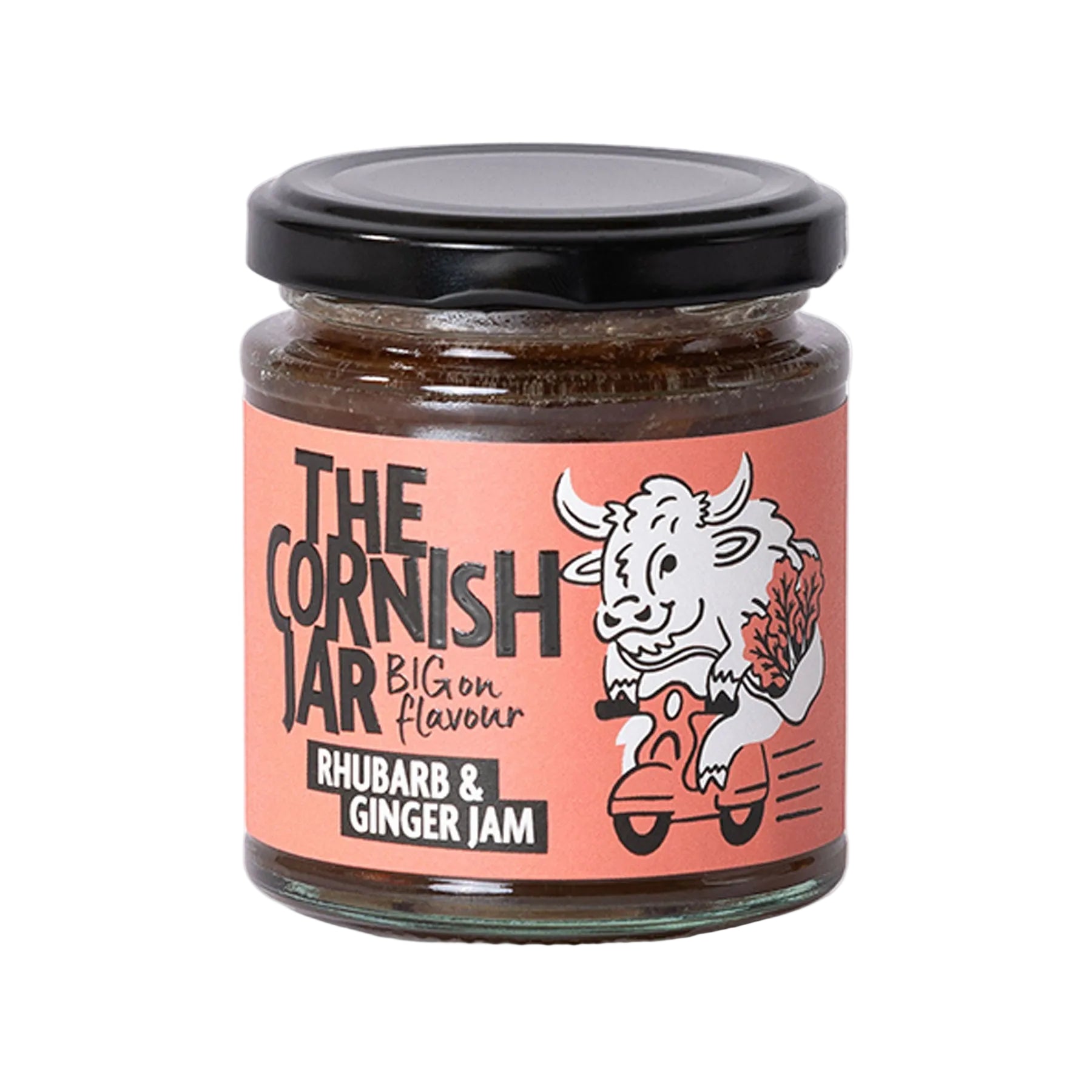 Rhubarb & ginger jam 220g