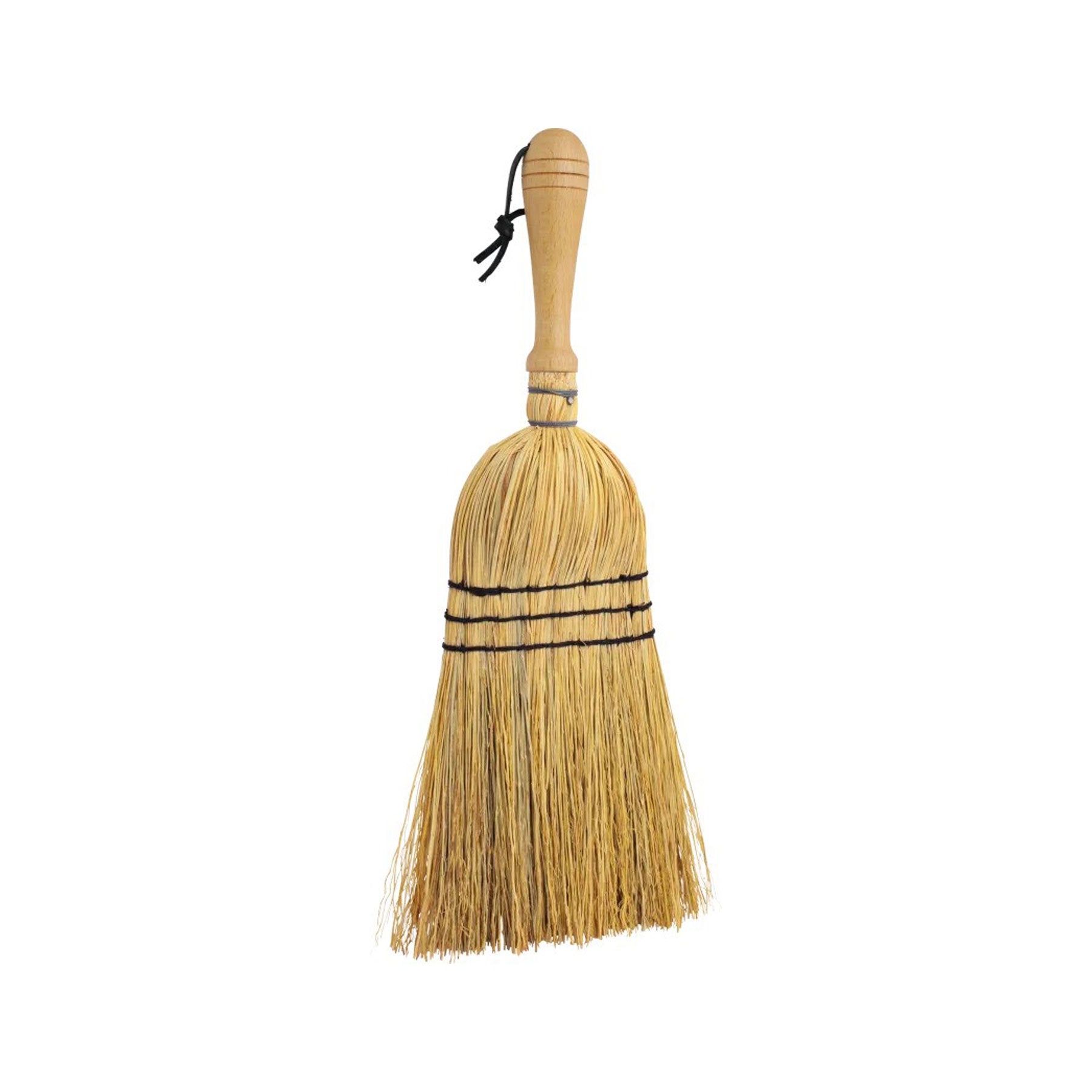 Rice straw hand brush with wooden handle
