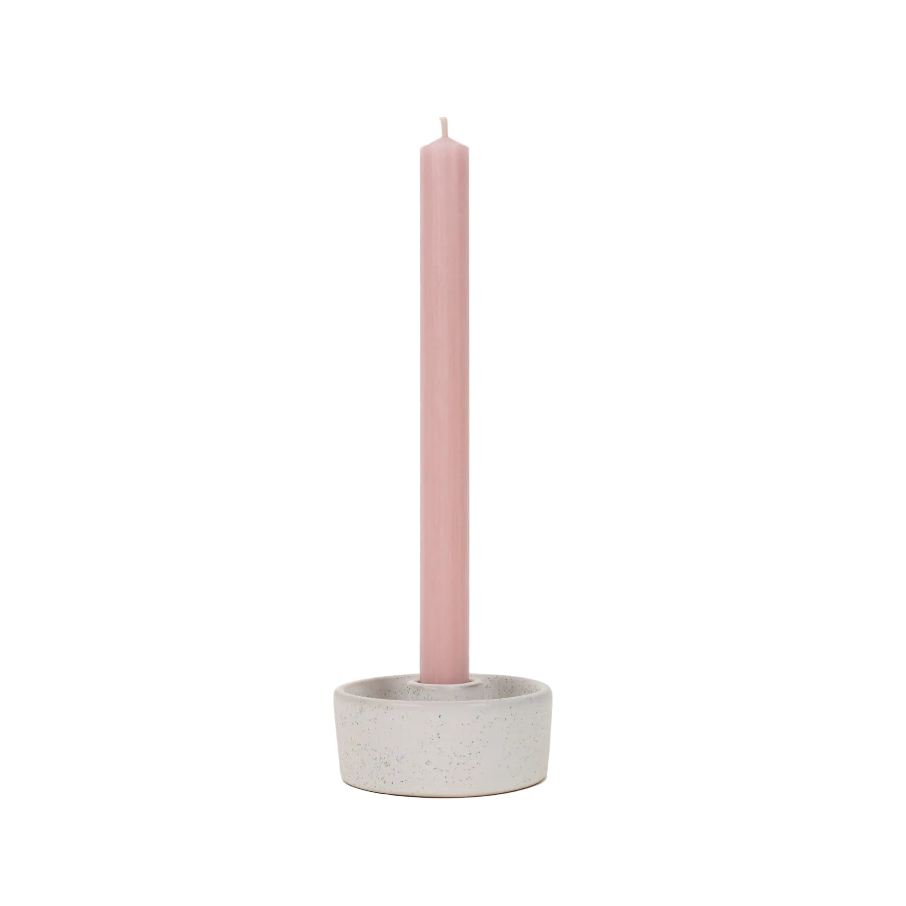 Rose quartz dinner candle 7/8" x 10"