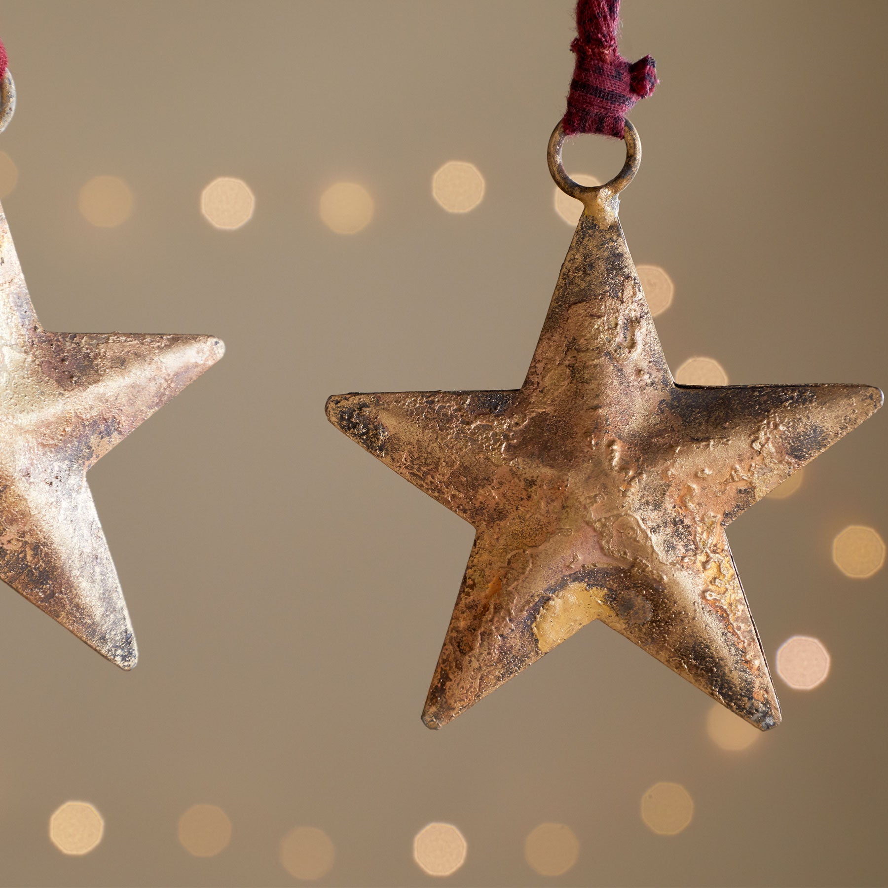 Roshani star bauble antique brass