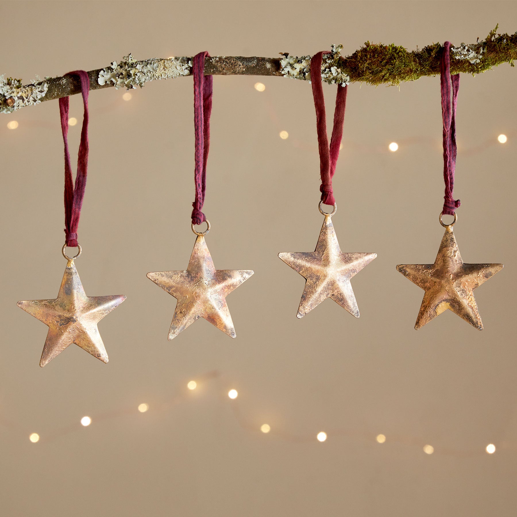 Roshani star bauble antique brass