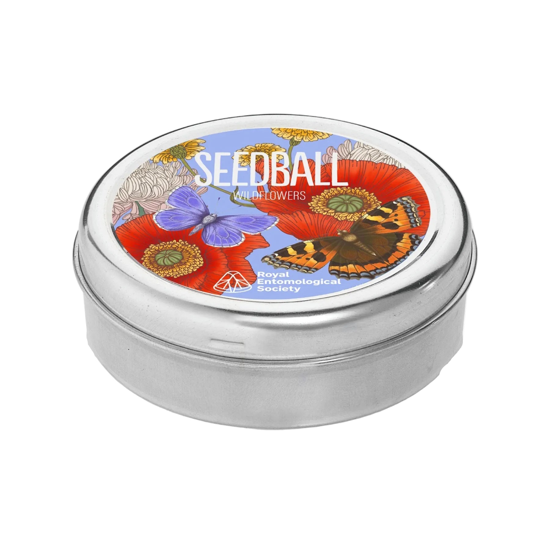 Royal Entomological Society wildflower mix tin