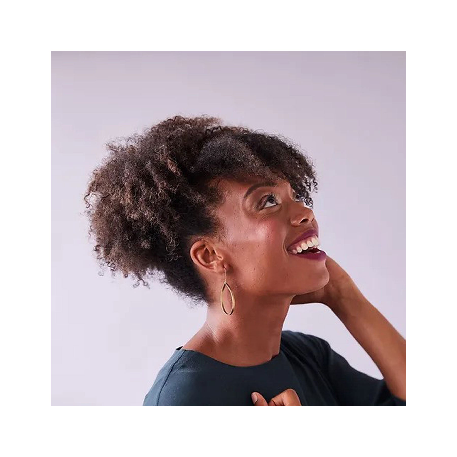 Ruthi round large earrings