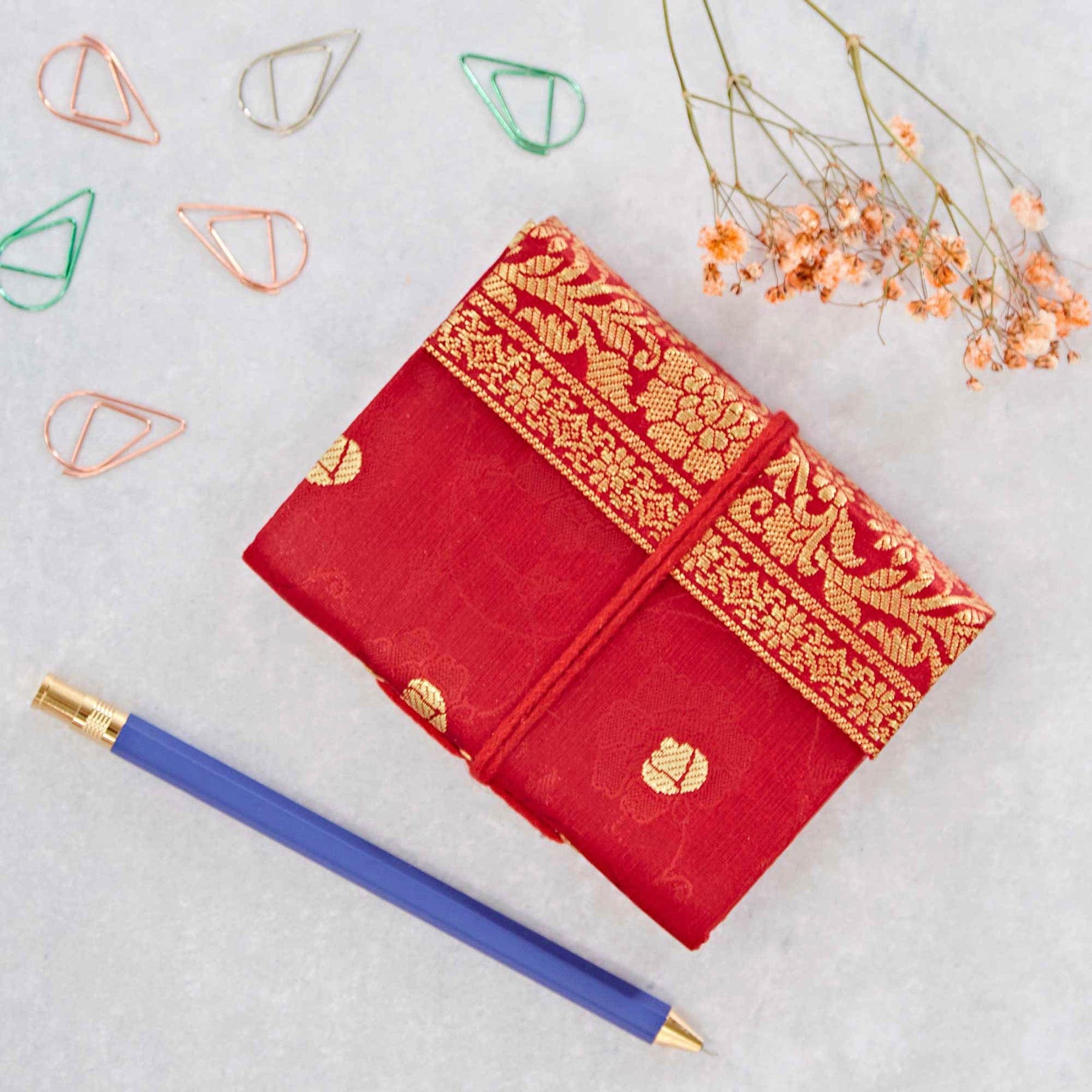 Sari silk notebook mini (sold singly)