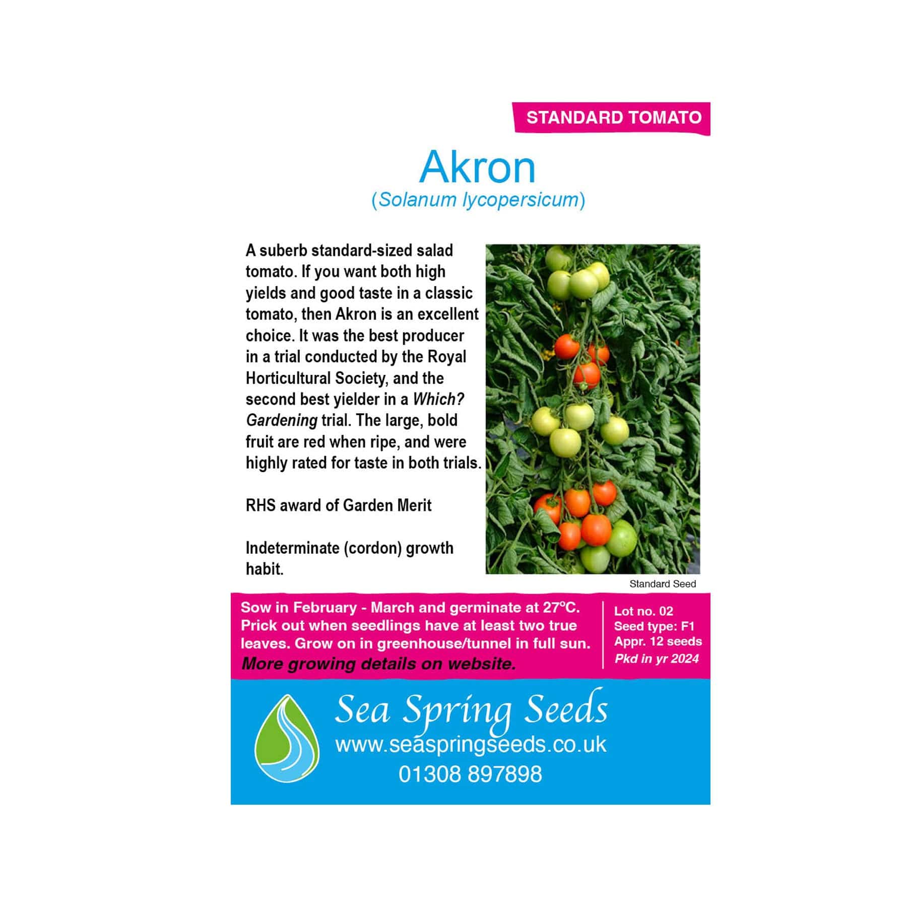 Akron tomato seeds