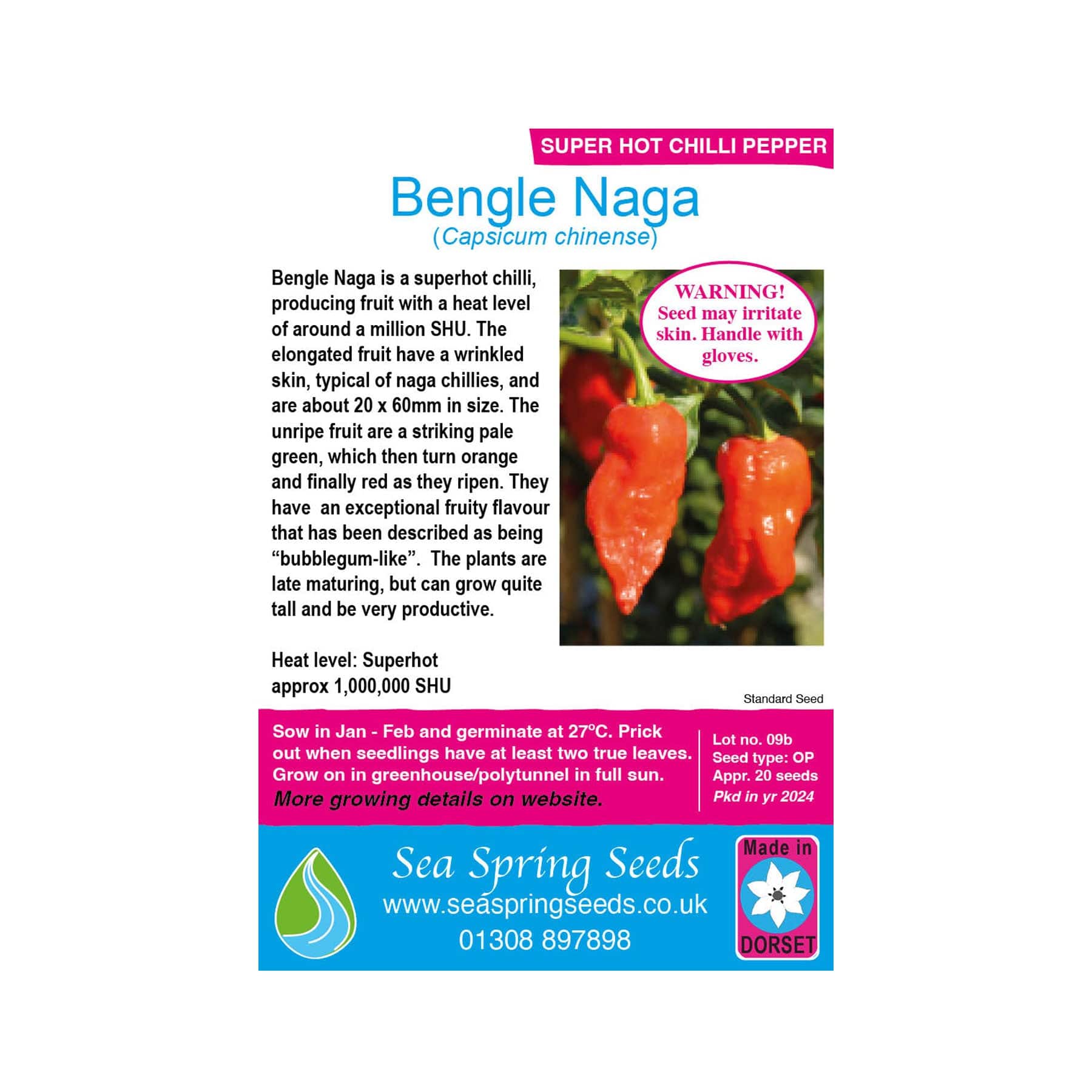 Bengle naga chilli seeds