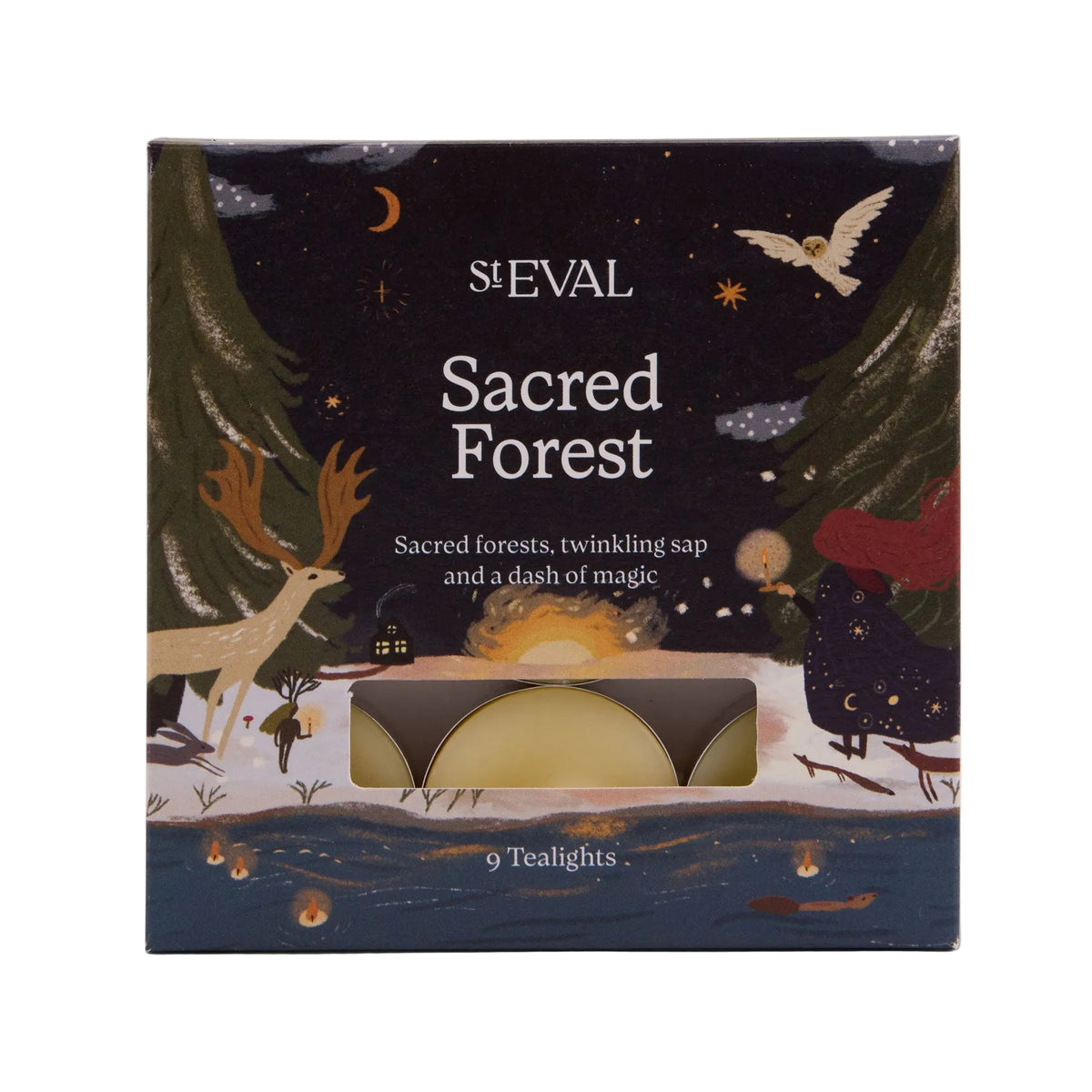 Sacred forest scented tealights