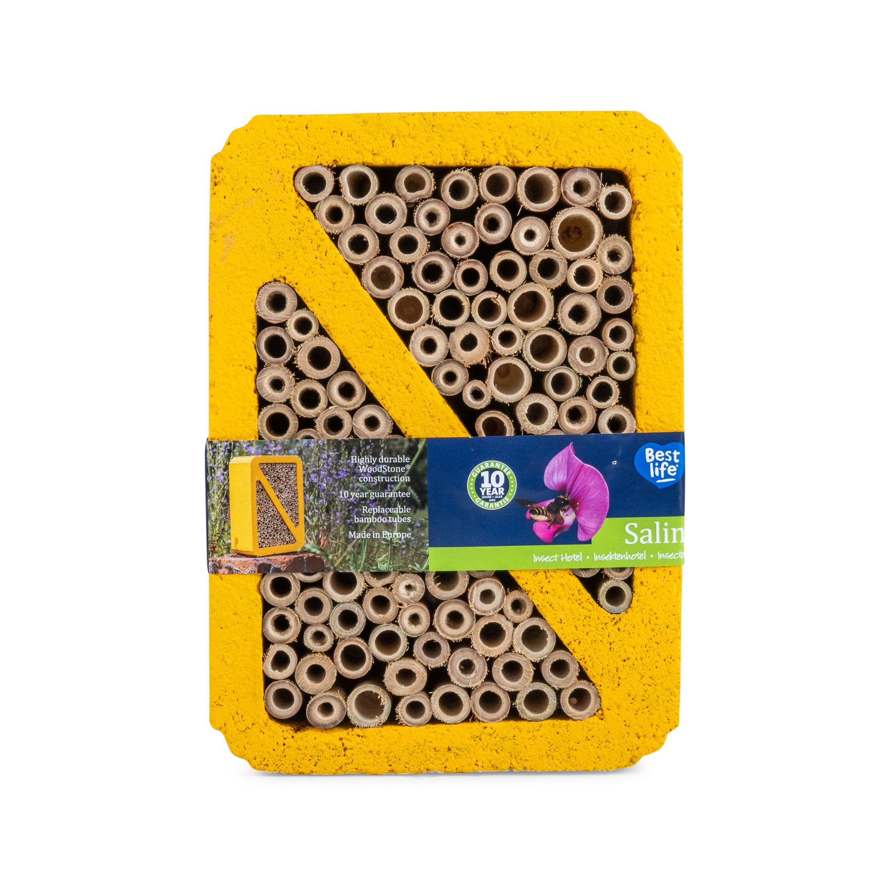 Salina bee & insect hotel yellow